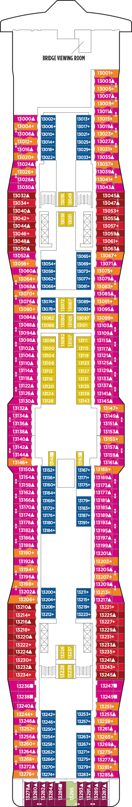 Norwegian Epic - Deck Nr. 13 (Deck 13) Norwegian Epic - Deck Nr. 13 (Deck 13)
