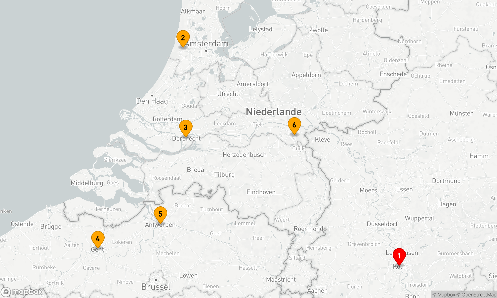 Route 6 Nächte - Weihnachten in Holland und Belgien - 2026 Route 6 Nächte - Weihnachten in Holland und Belgien - 2026
