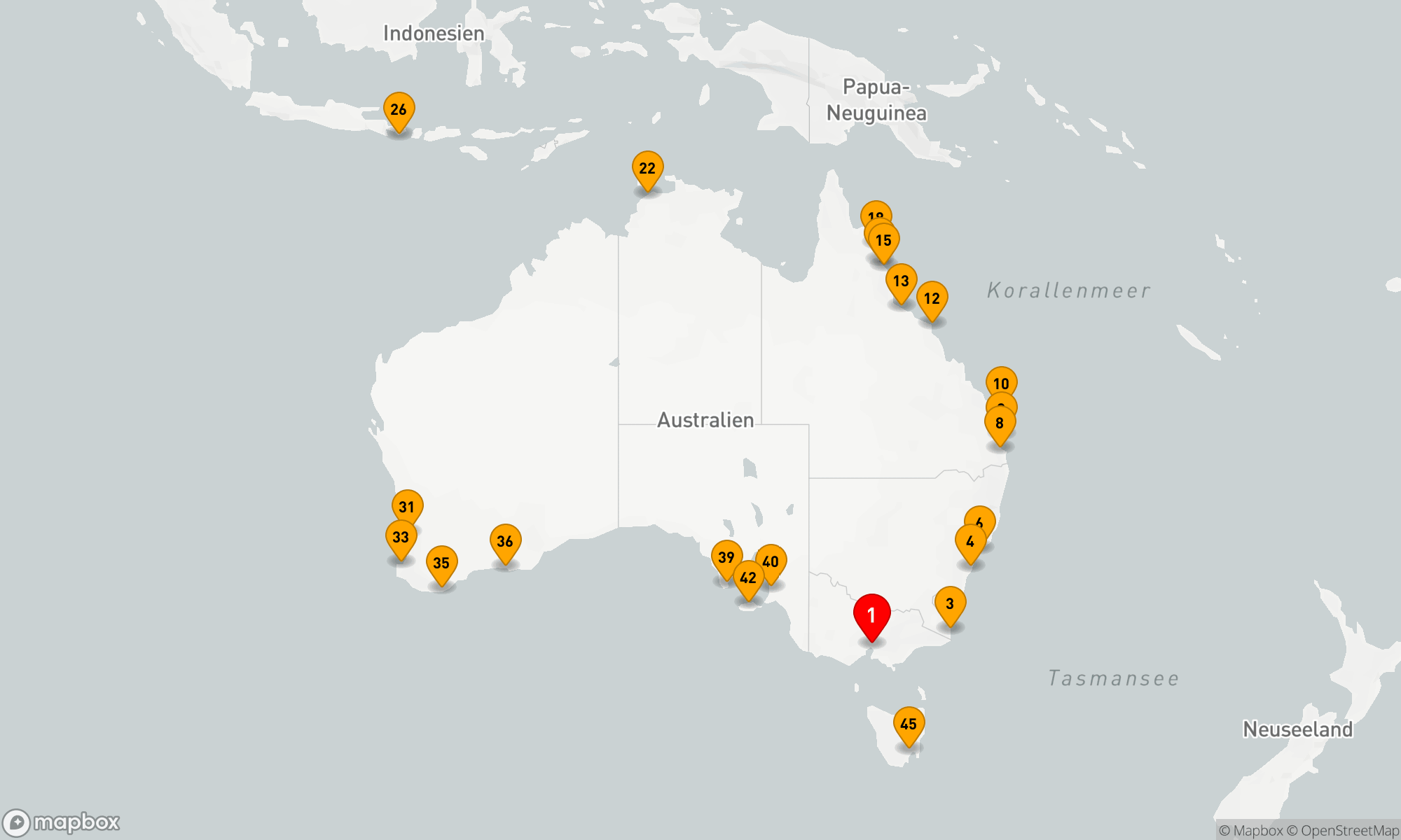 Route 47 Nächte - Küstenzauber Australiens und Indonesiens Route 47 Nächte - Küstenzauber Australiens und Indonesiens