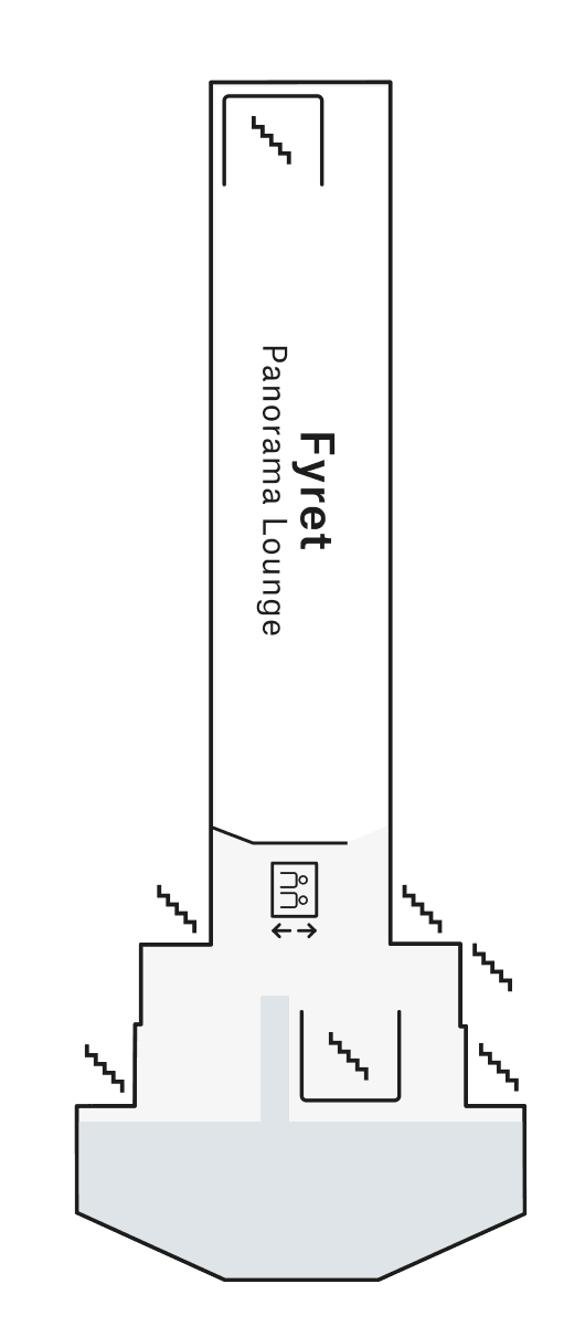 MS Vesteralen - Decksplan Deck 7