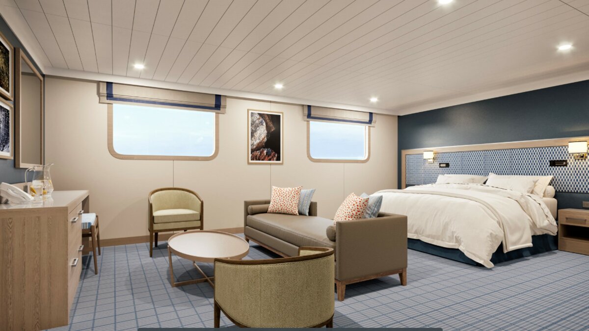 MS Santa Cruz II - Kabine: Darwin Suite, Panorama Deck