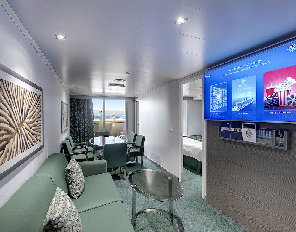 MSC Seaside - Kabine: Grand Suite  mit zwei Schlafzimmern