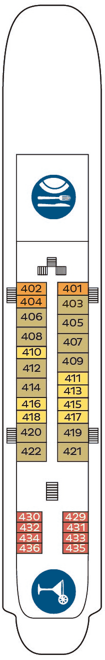 MS FEDIN - Decksplan Deck 4