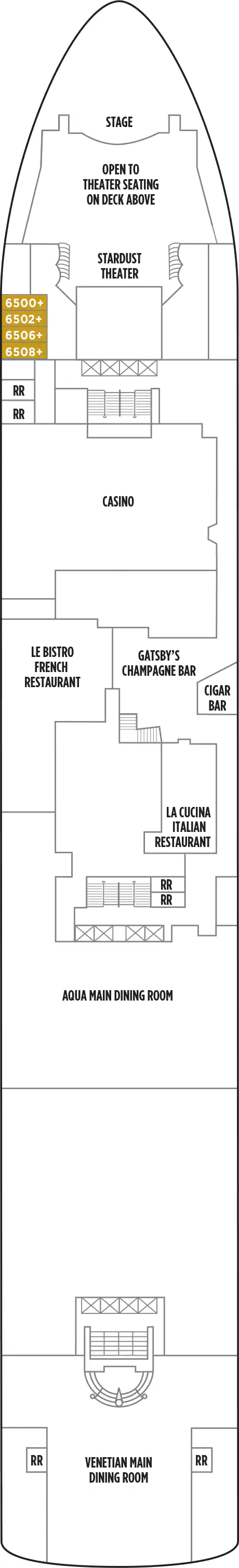Norwegian Dawn - Deck Nr. 6 (Deck 06)