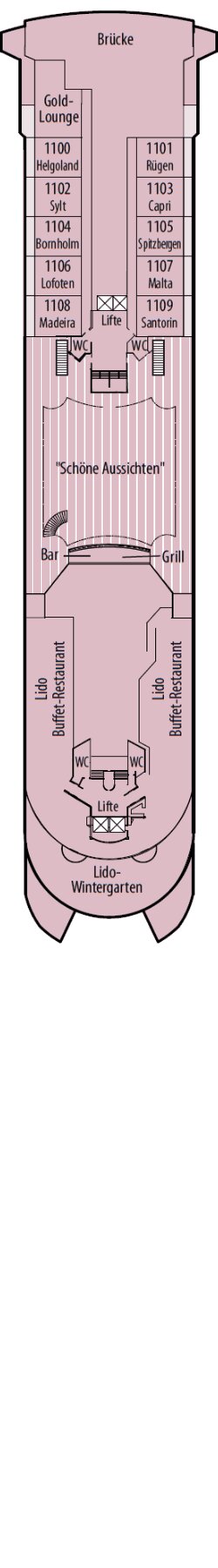 Lido-Deck (Deck Nr. 7)