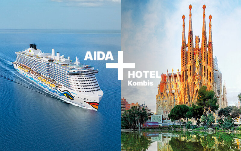 aida + hotel kombi mittelmeer