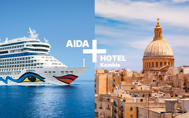 aida + hotel kombi mittelmeer