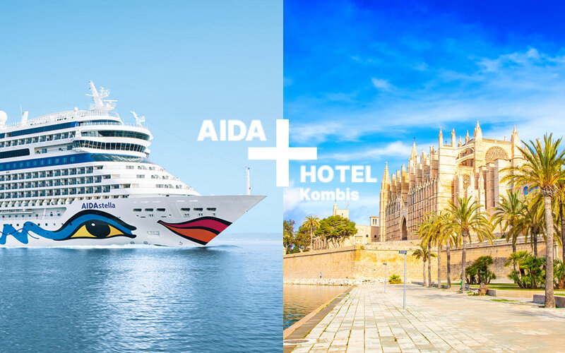aida + hotel kombi mittelmeer