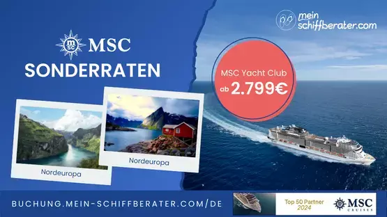MSC Sonderraten: Yacht Club Special