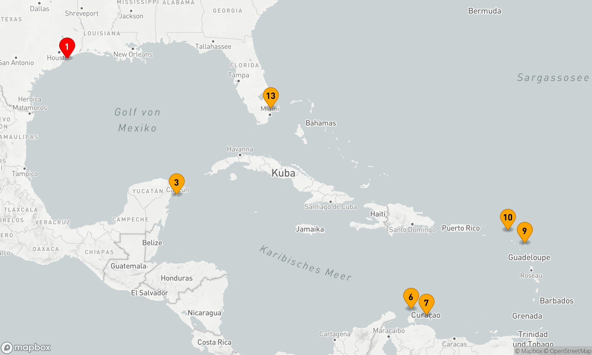 Route 12 Nächte - Südliche Karibik-Insulaner