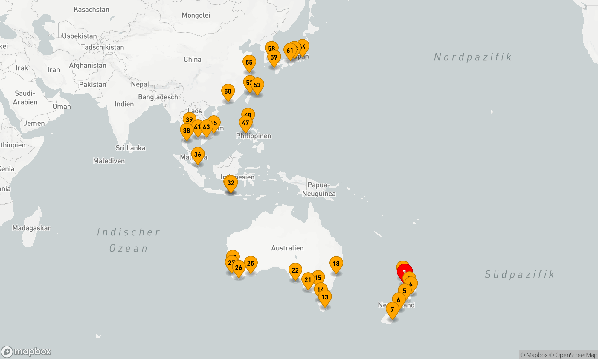 Route 61 Nächte - GRAND ASIA EXPLORATION