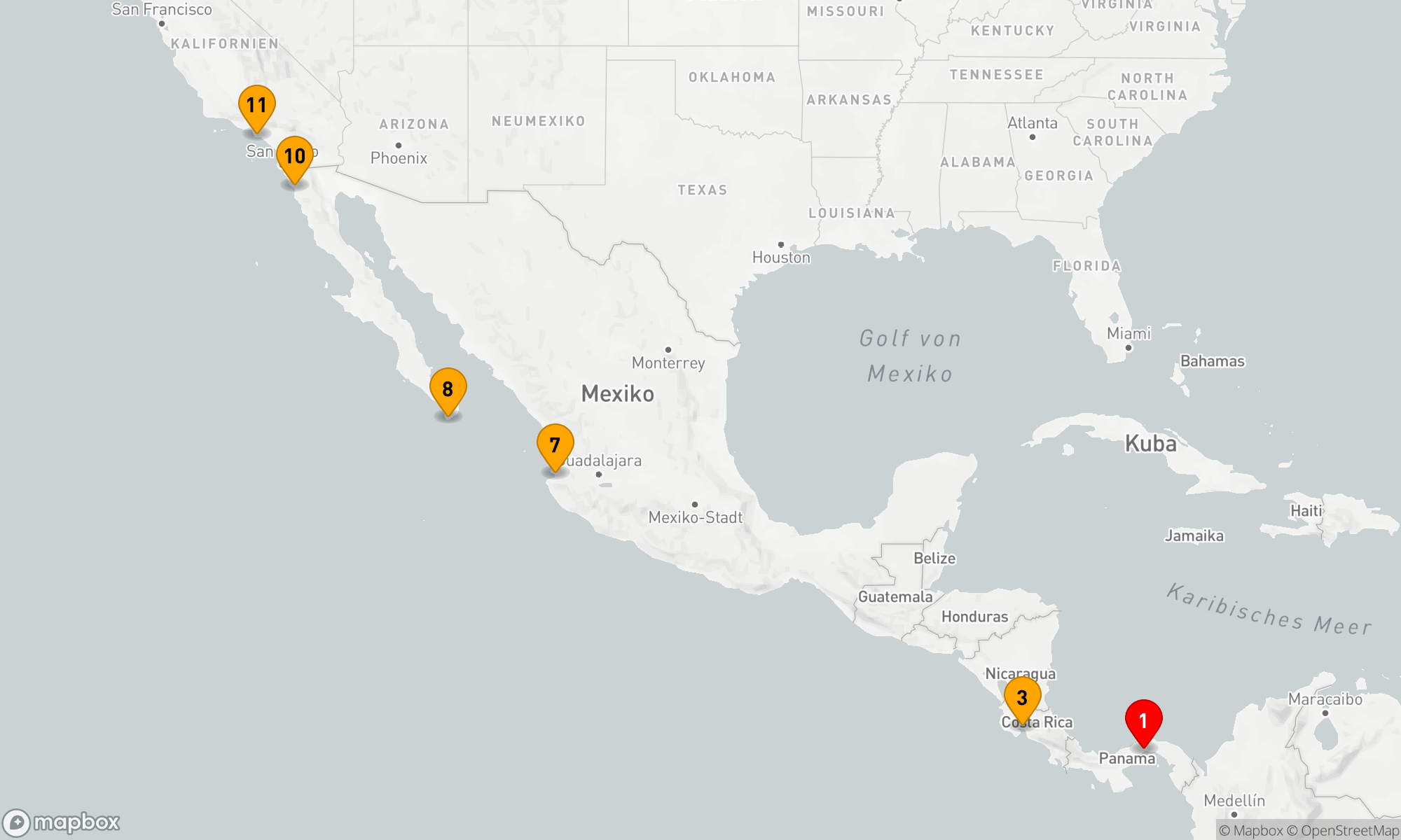 Route 10 Nächte - TROPISCHE GESCHMÄCKER AN DER RIVIERA