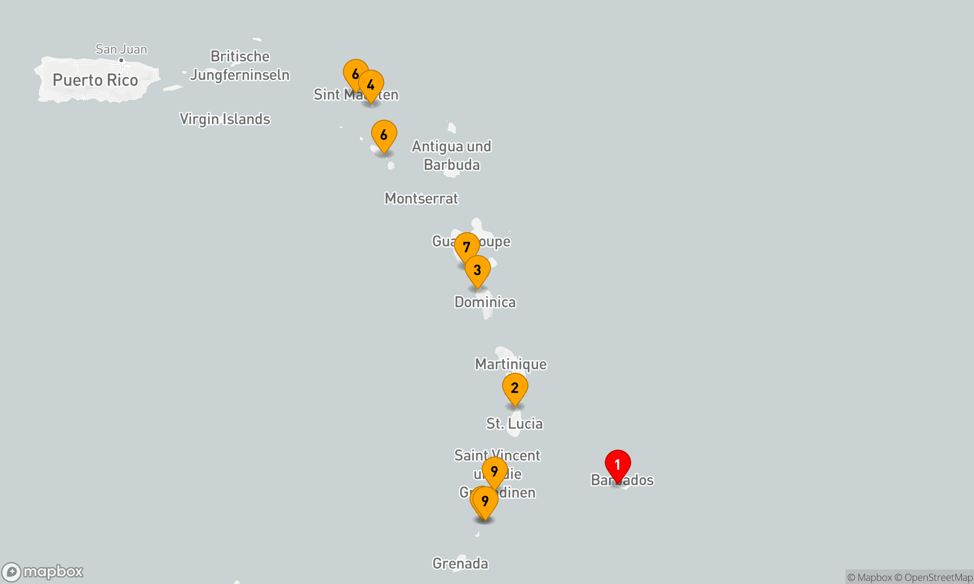 Route 11 Nächte - Karibische Träume entlang exotischer Küsten