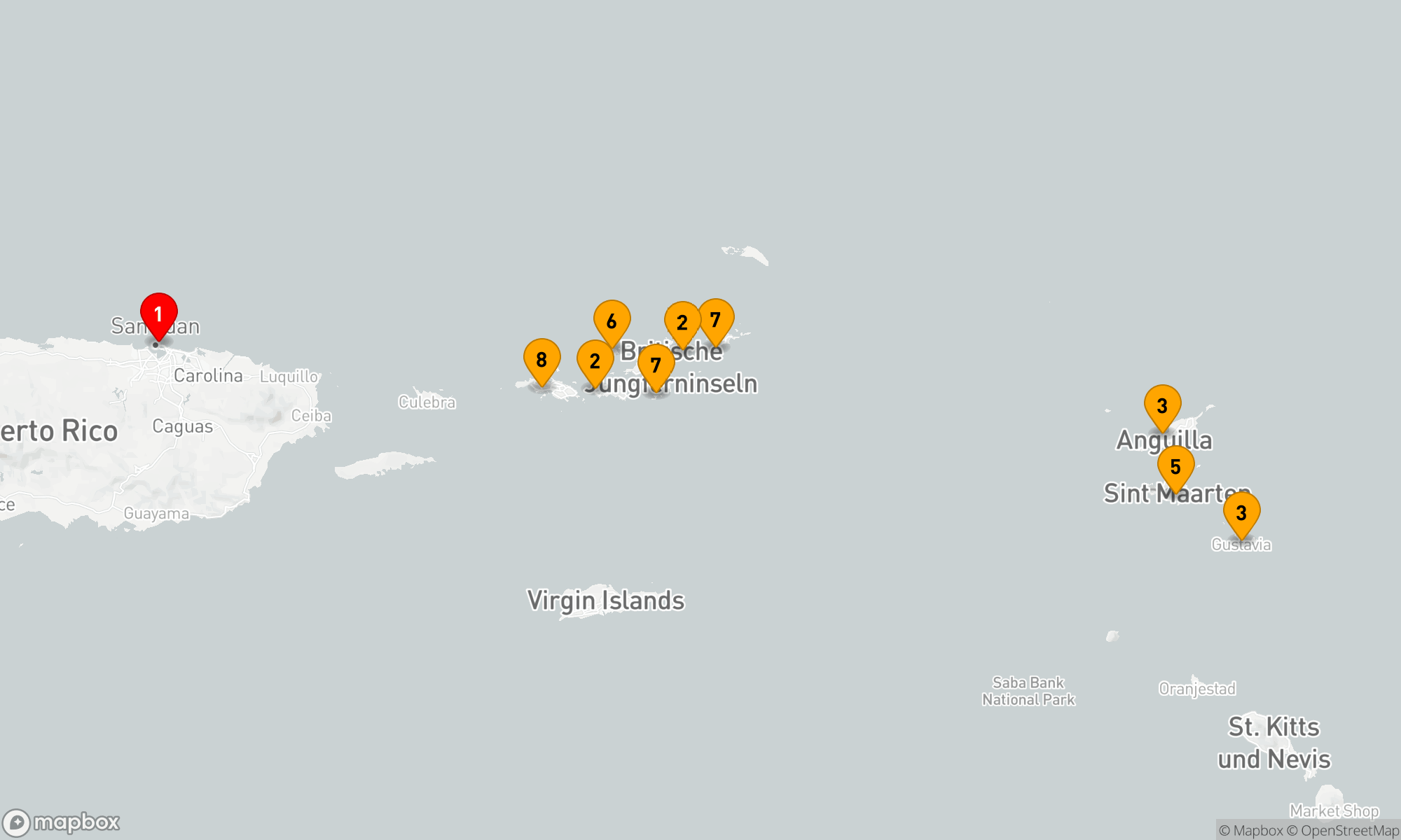 Route 7 Nächte - Karibische Inselträume mit SeaDream
