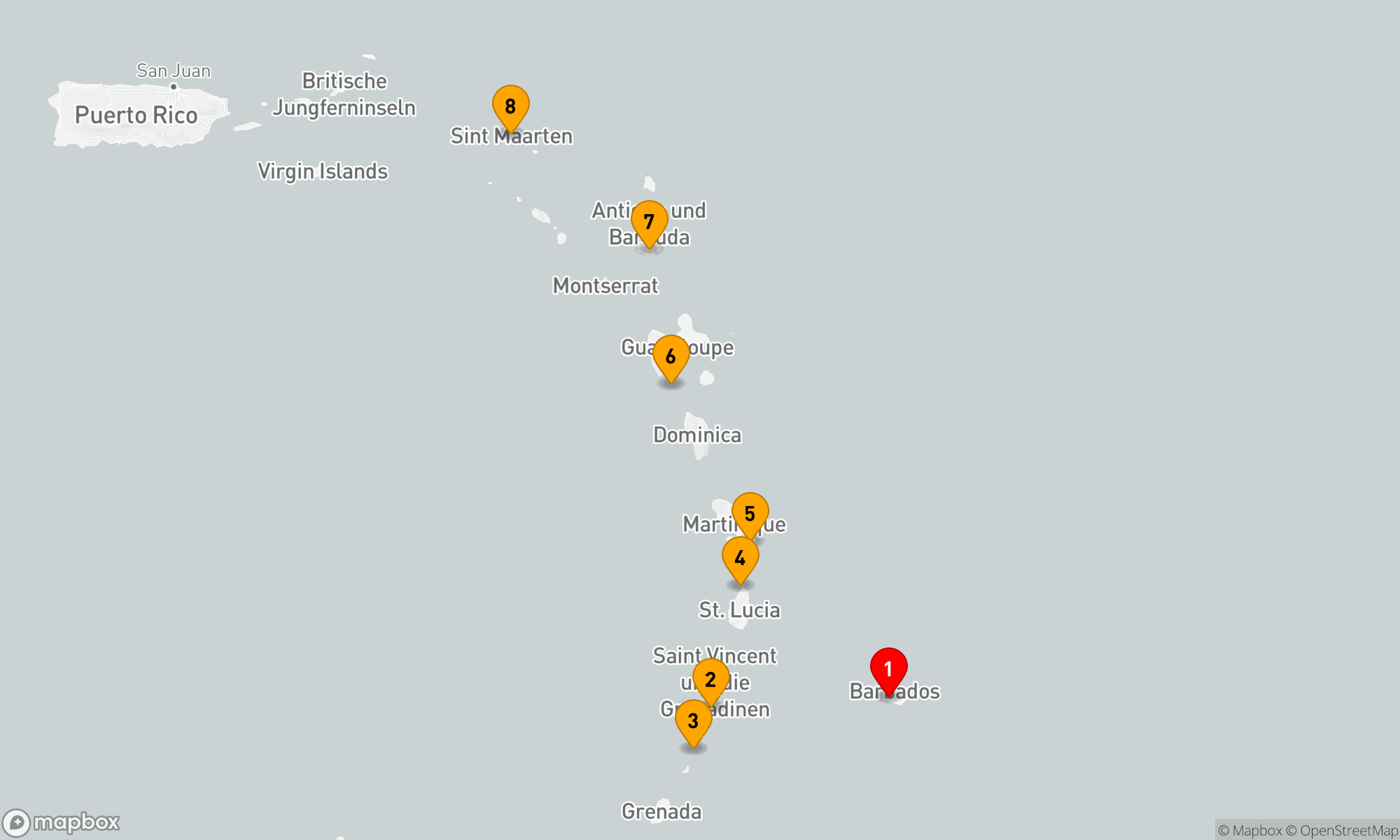 Route 7 Nächte - Karibische Inselträume mit SeaDream Yacht Club