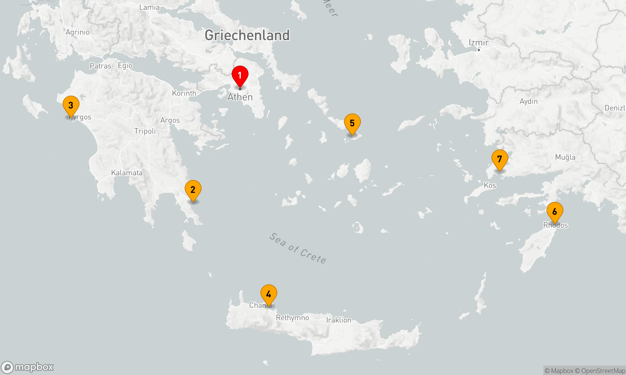 Route 7 Nächte - Mittelmeer Juwelen Entdeckungsreise
