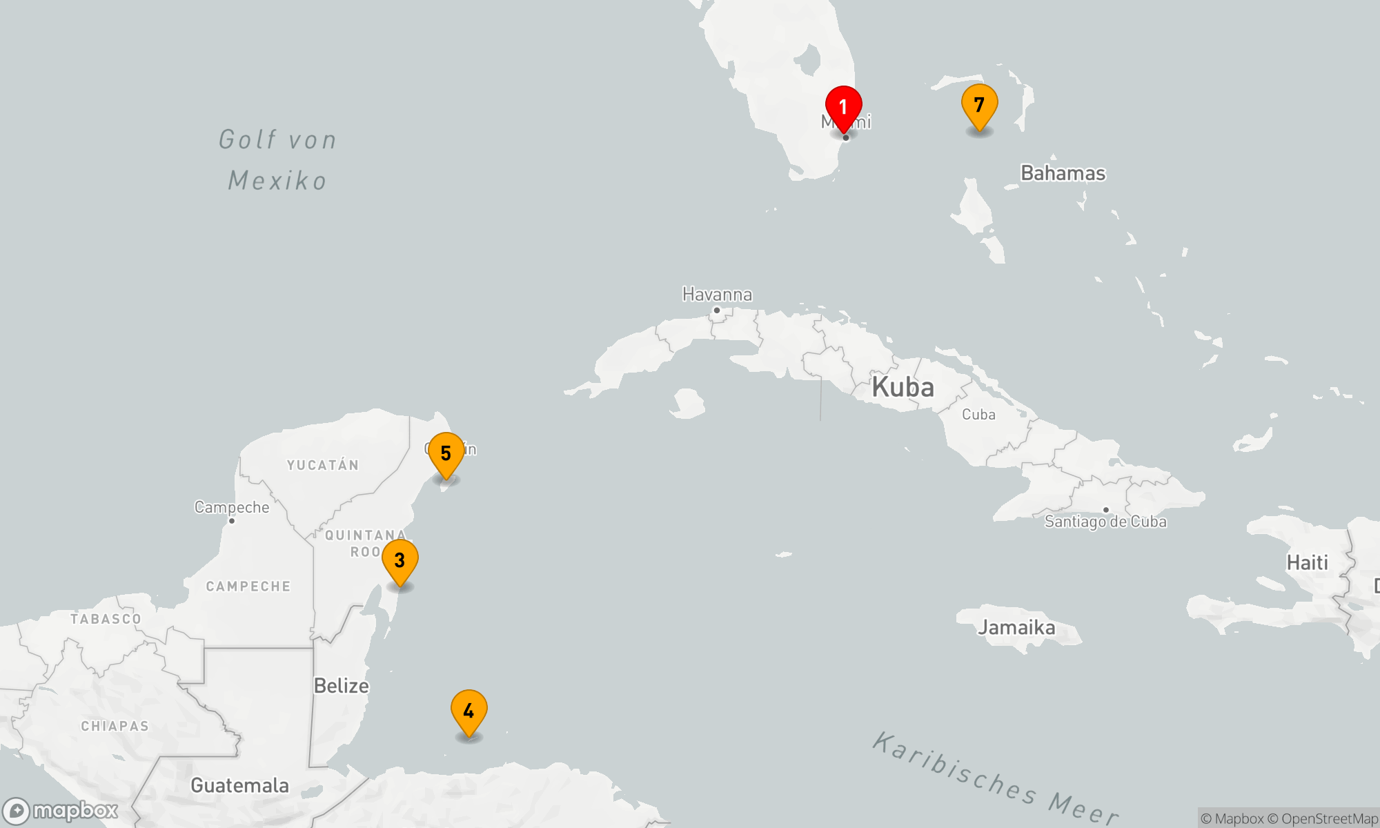 Route 7 Nächte - WESTLICHE KARIBIK & PERFEKTER TAG