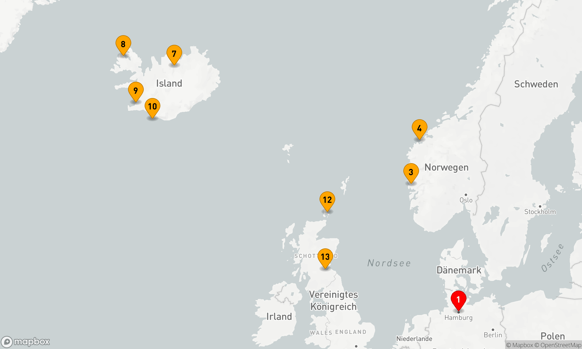 Route 14 Nächte - Malerisches Island und schottische Kultstätten (EUX2609)