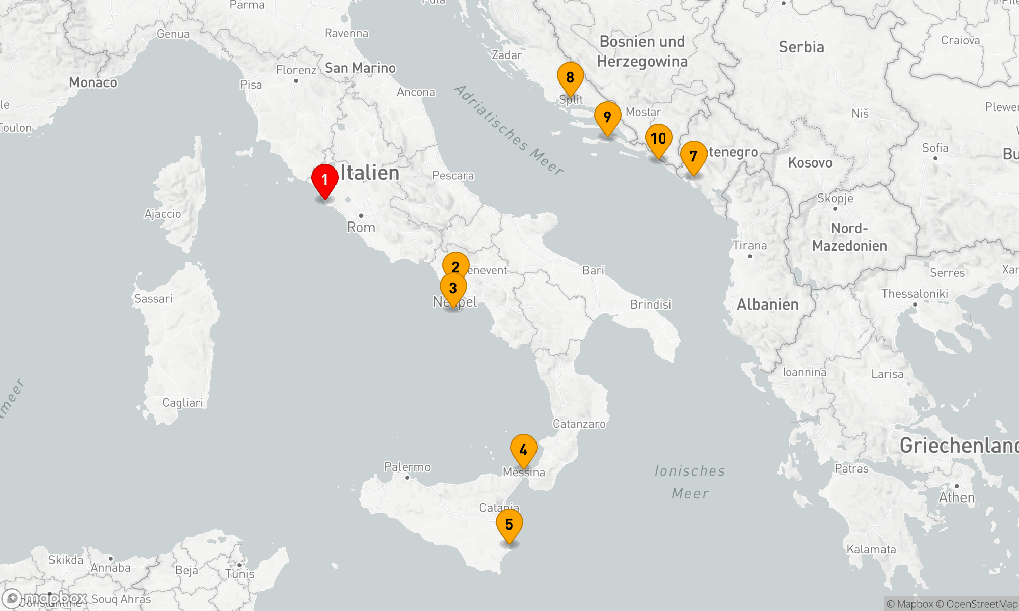 Route 9 Nächte - Dolce Vita trifft auf malerische Adria (EUX2619)