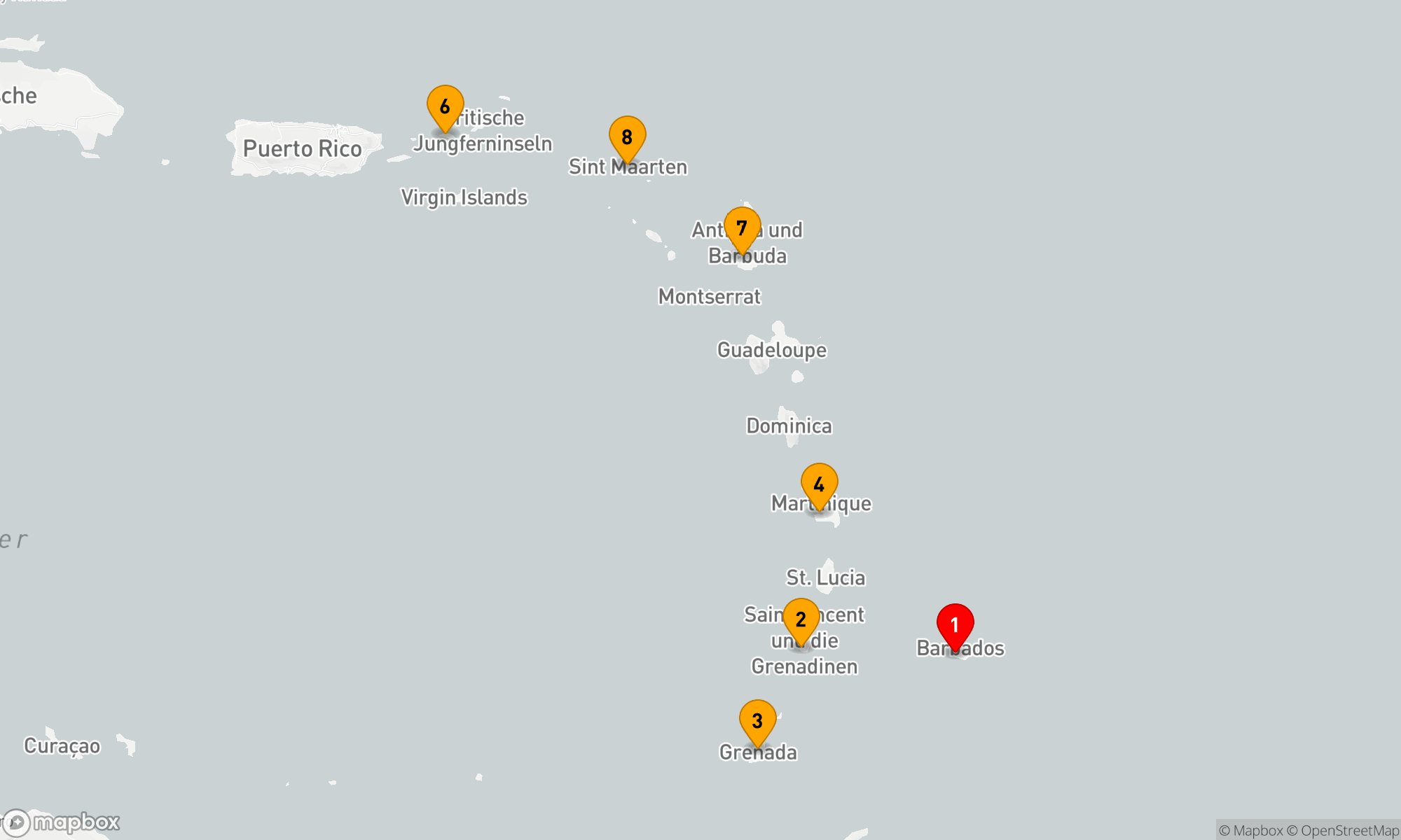 Route 7 Nächte - Karibische Inselträume