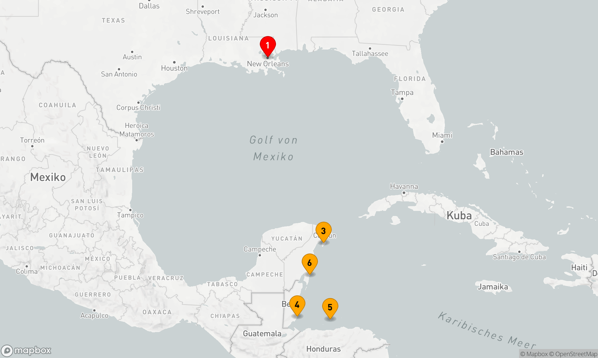 Route 7 Nächte - Karibisches Inselabenteuer ab New Orleans