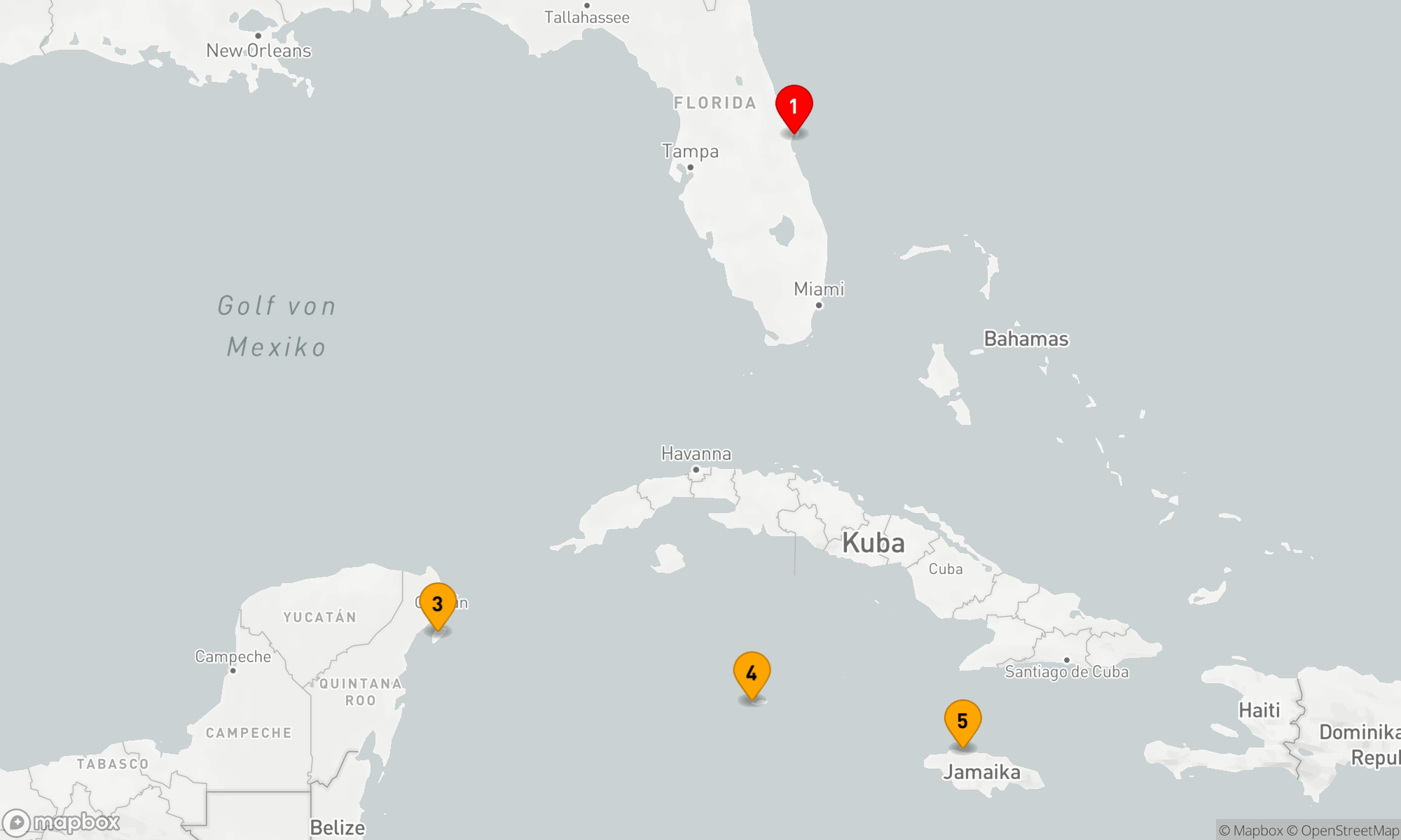Route 7 Nächte - Karibische Entdeckerreise ab Florida