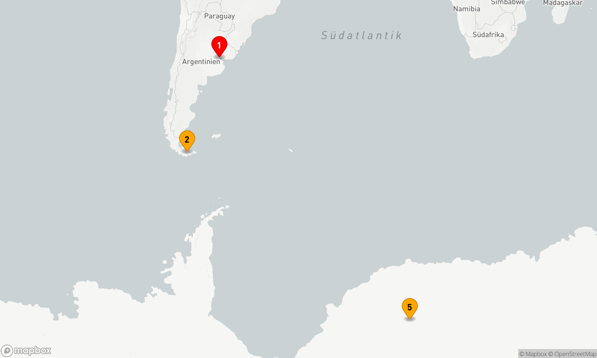 Route 15 Nächte - Antarktis im Detail
