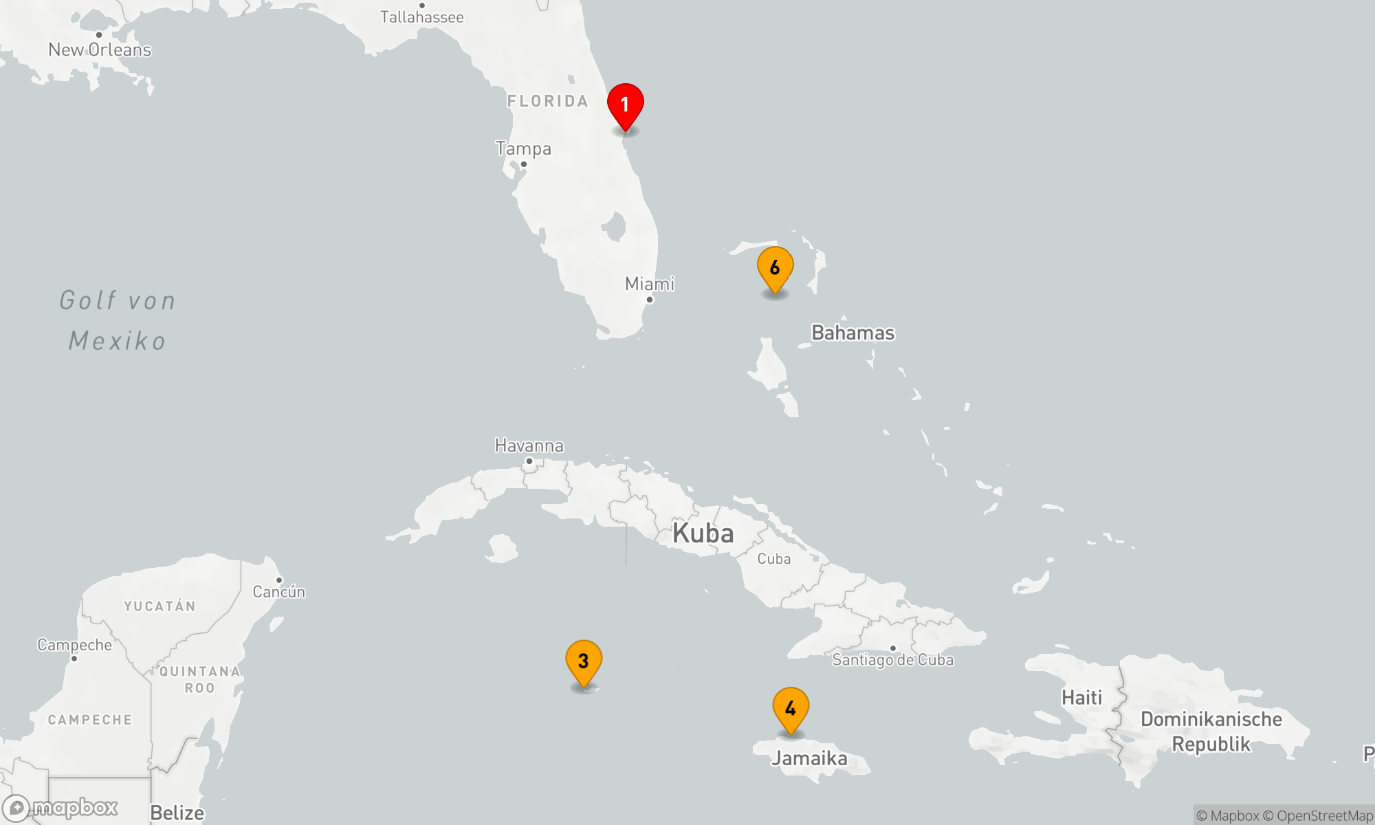 Route 6 Nächte - WESTLICHE KARIBIK & PERFEKTER TAG