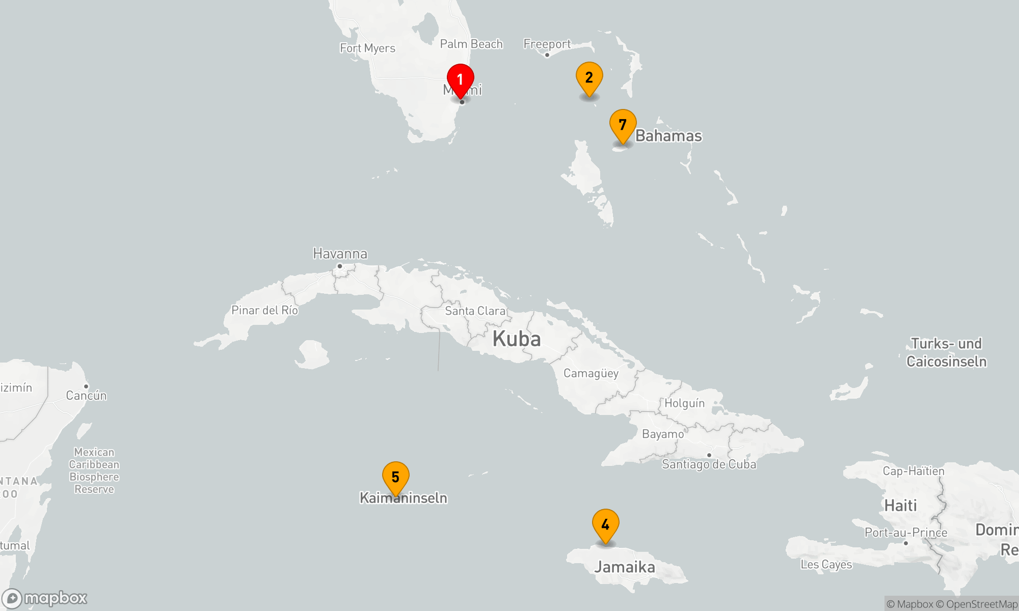 Route 7 Nächte - WESTLICHE KARIBIK & PERFEKTER TAG