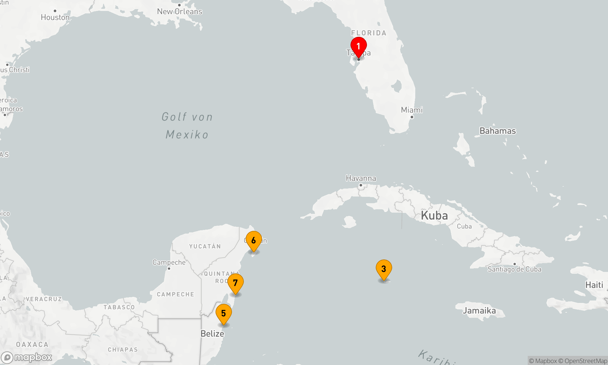 Route 8 Nächte - KREUZFAHRT IN DER WESTLICHEN KARIBIK