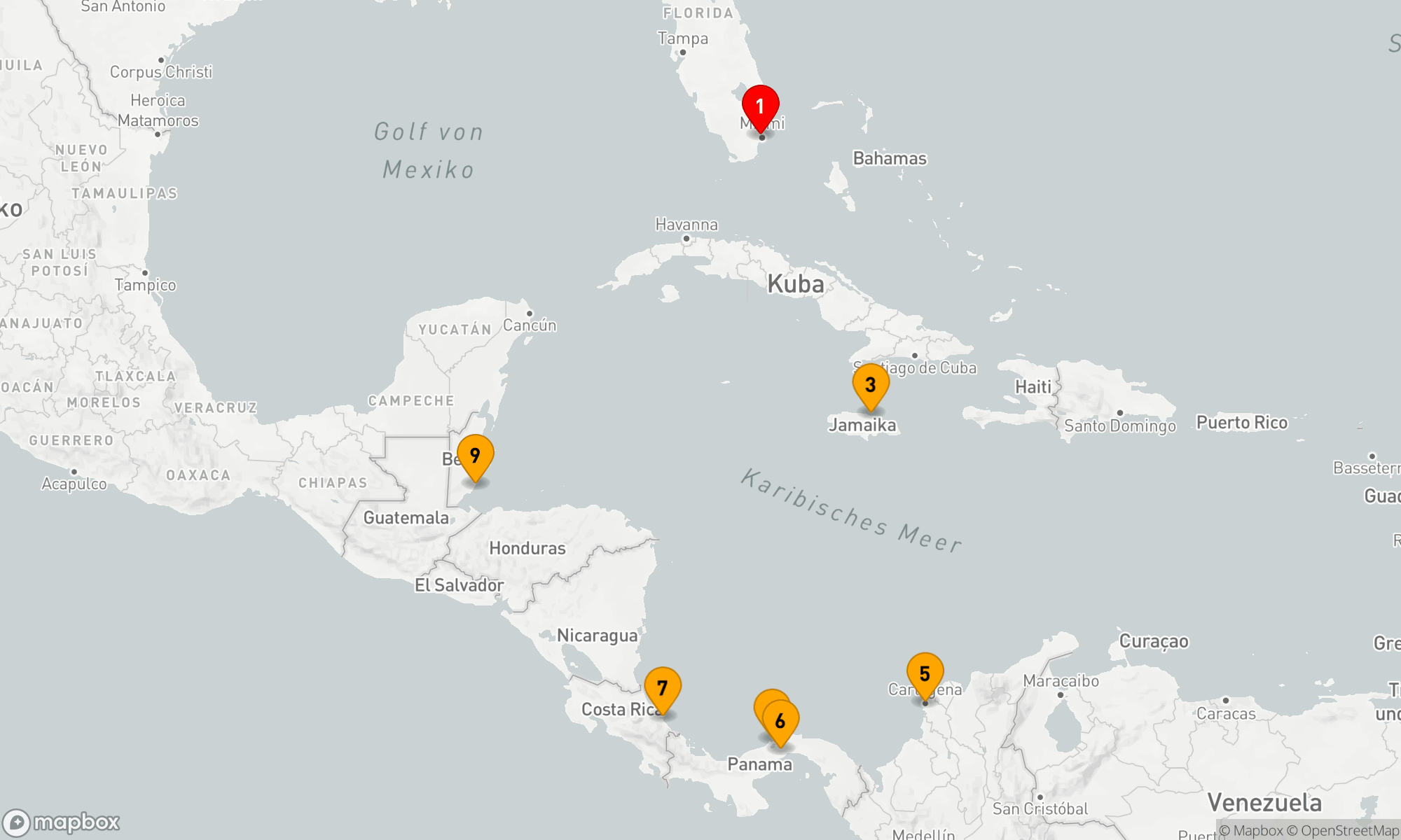 Route 11 Nächte - Karibische Entdeckungspassage