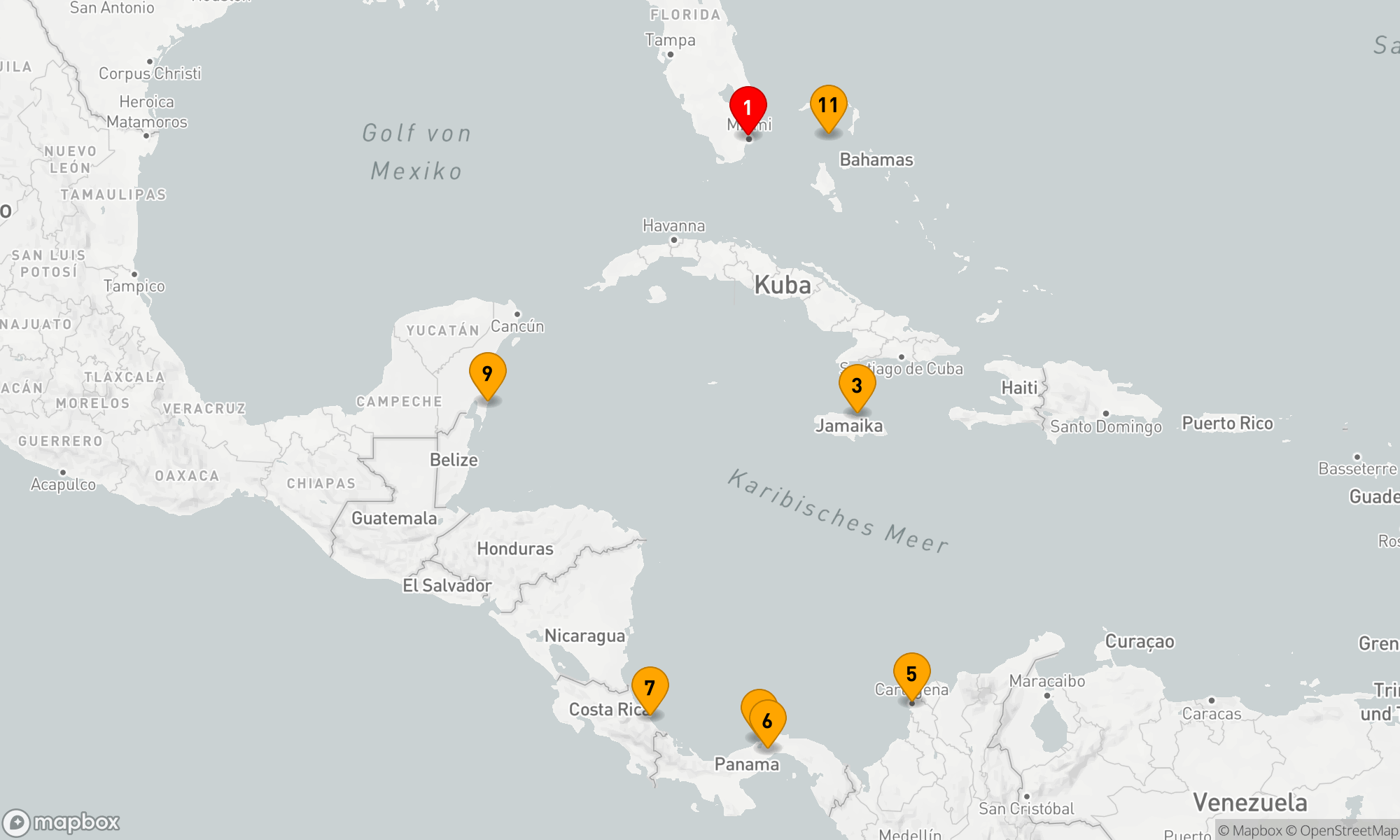 Route 11 Nächte - Karibische Entdeckungsreise