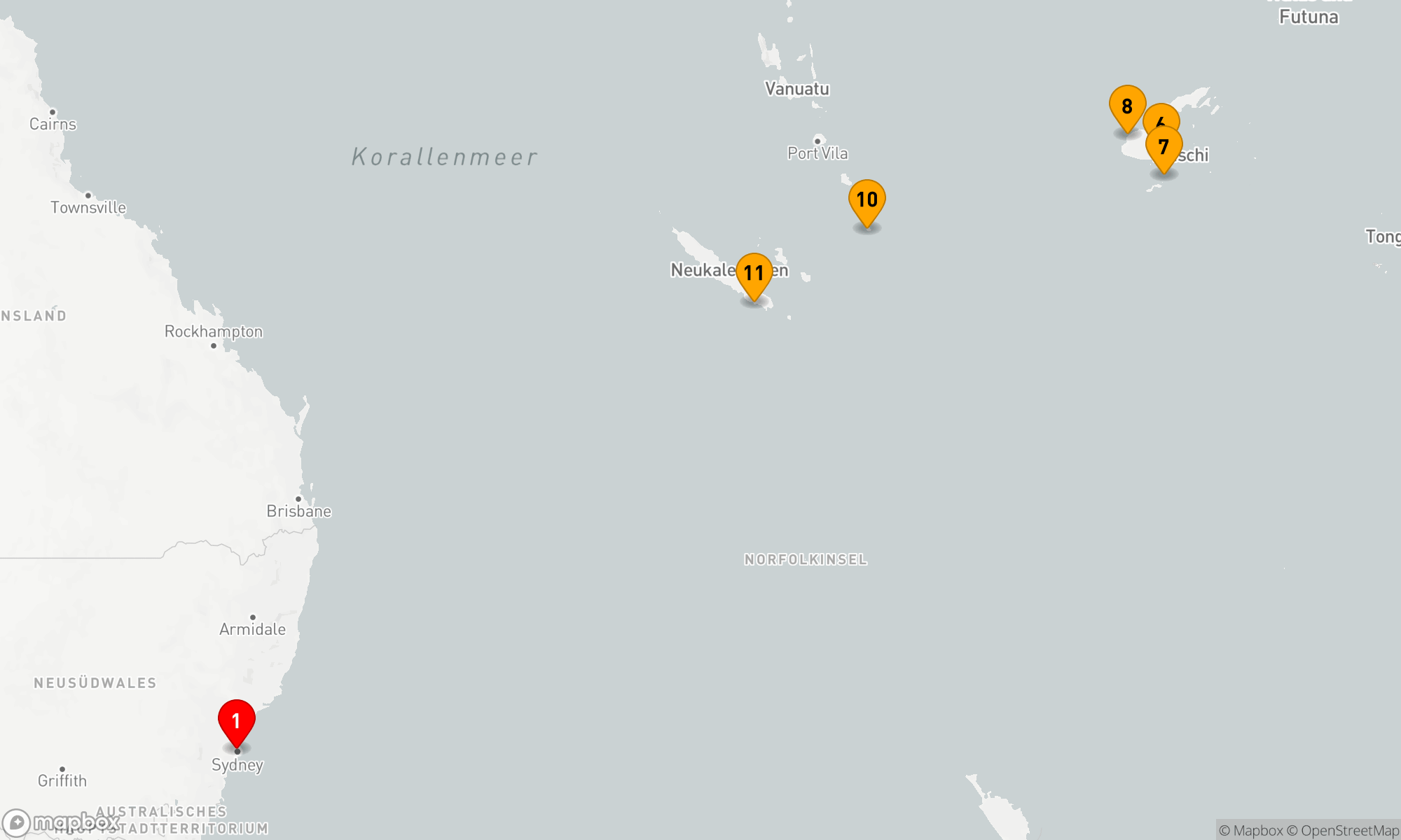 Route 13 Nächte - Fidschi