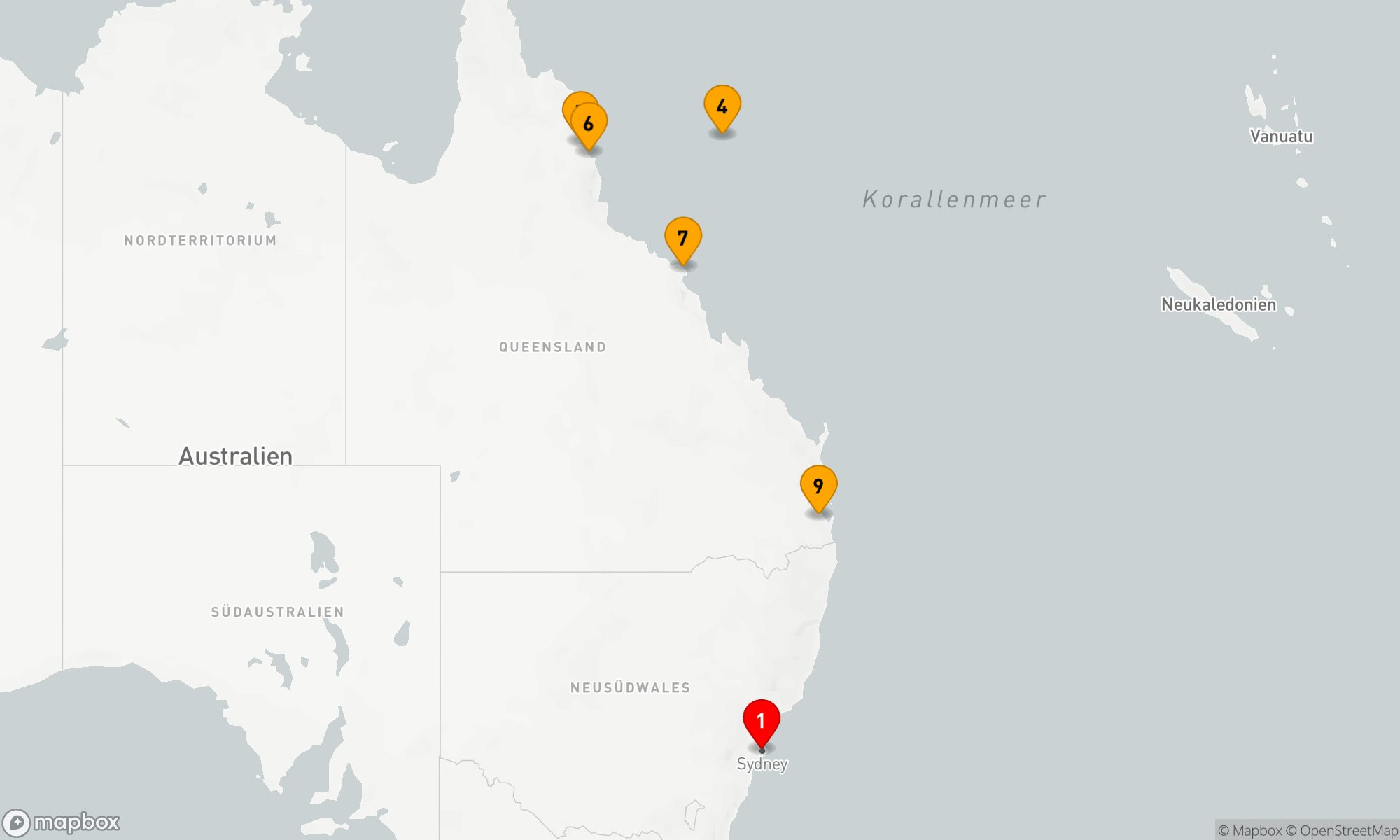 Route 10 Nächte - Queensland mit Great Barrier Reef