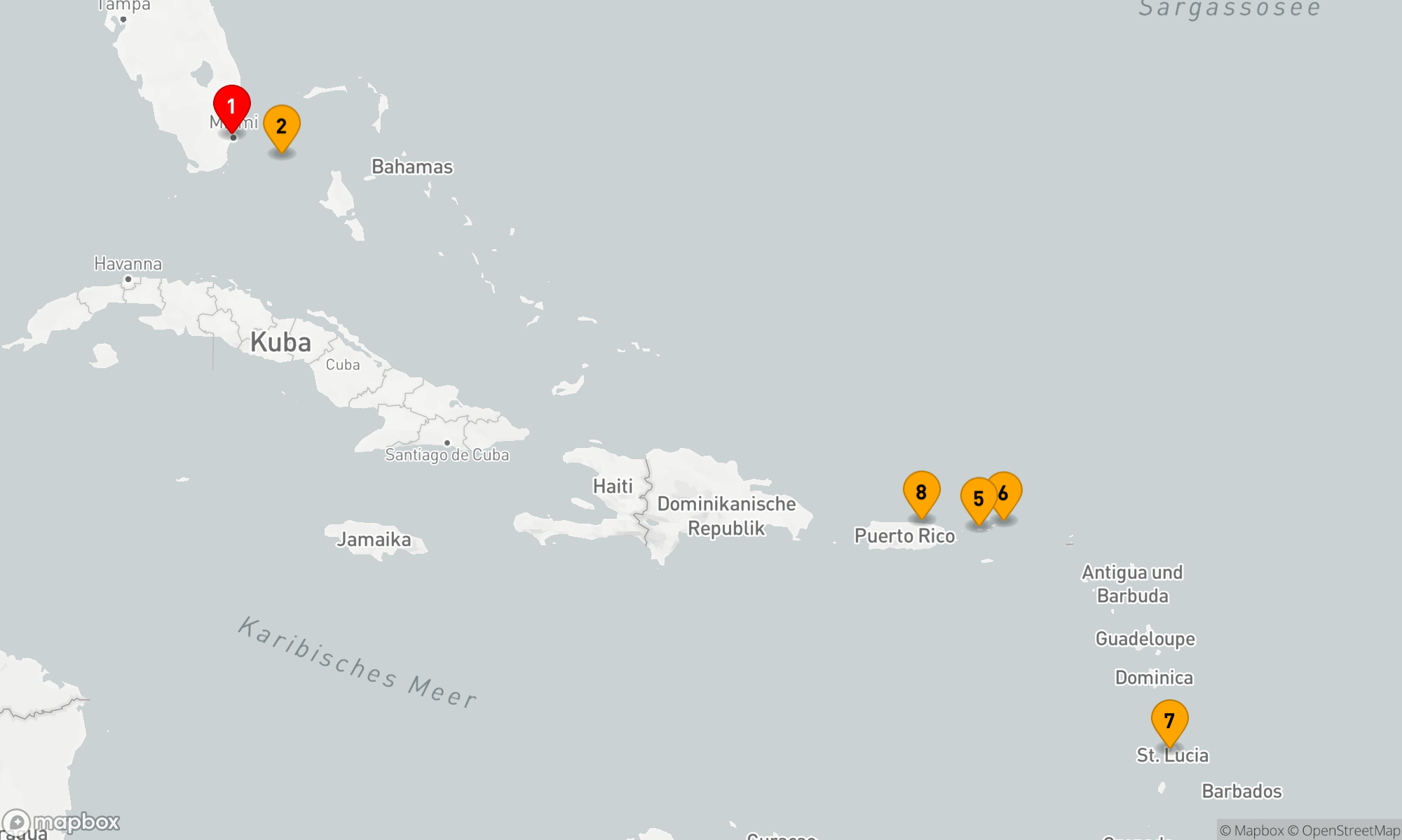 Route 7 Nächte - Karibikzauber unterm Sternenhimmel