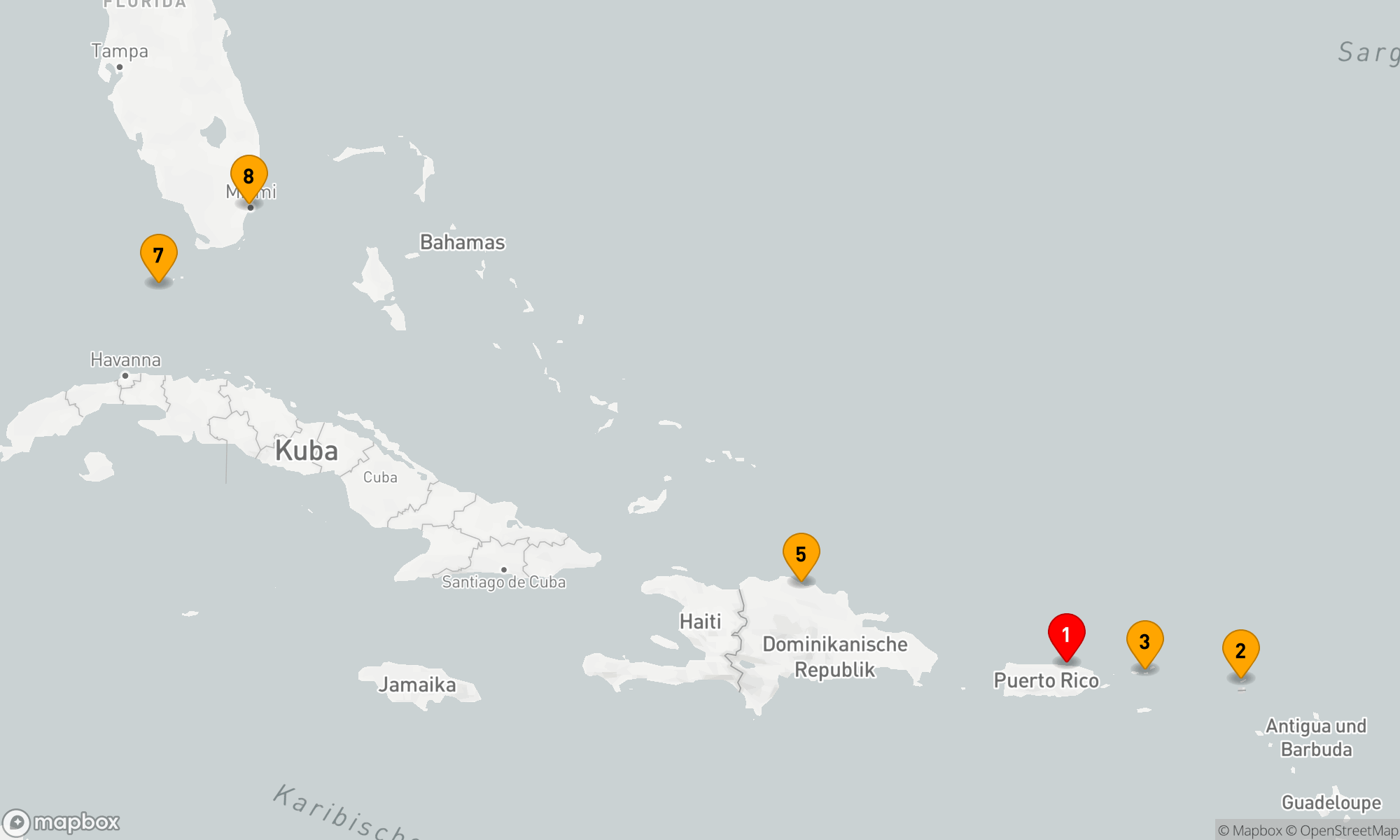 Route 7 Nächte - Karibische Küstenträume