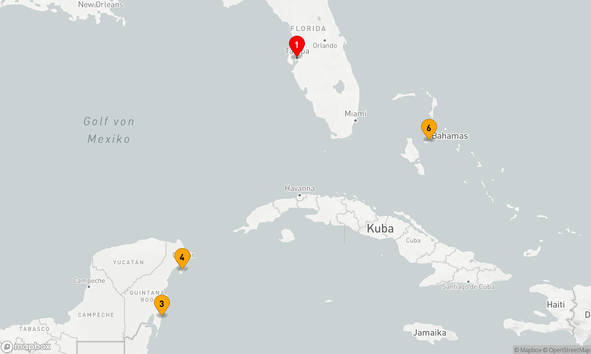 Route 7 Nächte - KREUZFAHRT IN DER WESTLICHEN KARIBIK