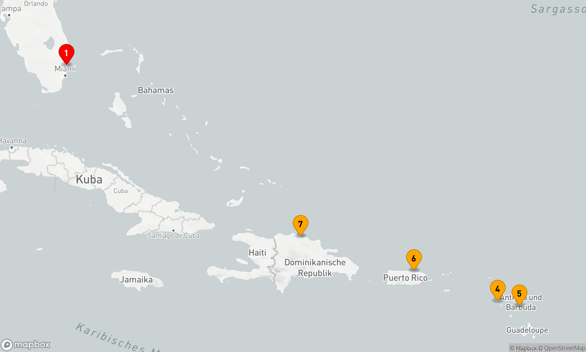 Route 8 Nächte - ANTIGUA,  ST. KITTS,  & SAN JUAN