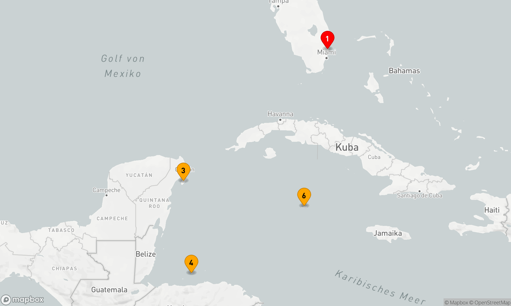 Route 7 Nächte - Westliche Karibik mit Grand Cayman