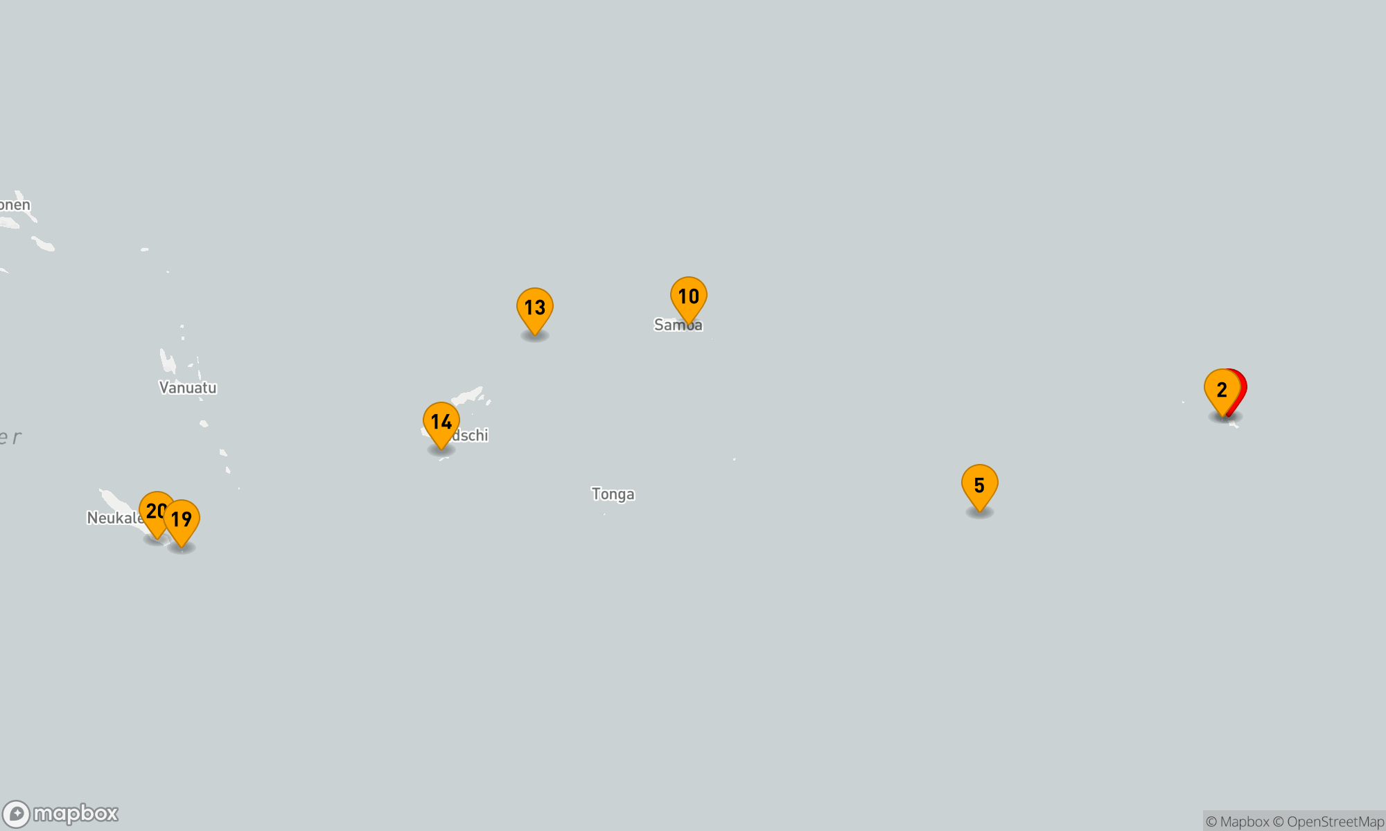Route 19 Nächte - Expedition Südsee – Exotische Inselperlen jenseits des Horizonts (INS2604)