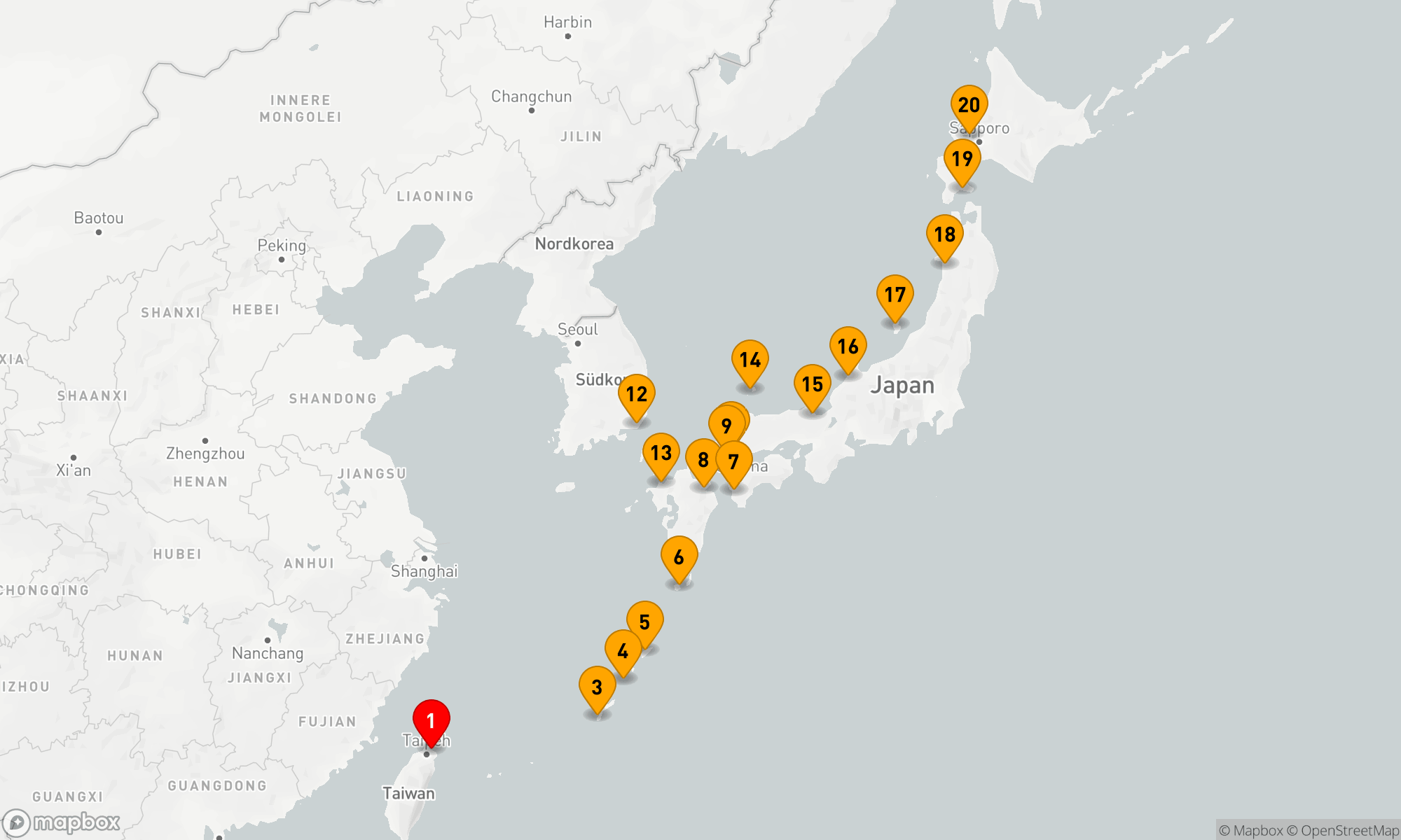 Route 19 Nächte - Unbekanntes Japan und Südkorea – Mysterien und Meisterwerke in Ostasiens Inselreich (INS2607)