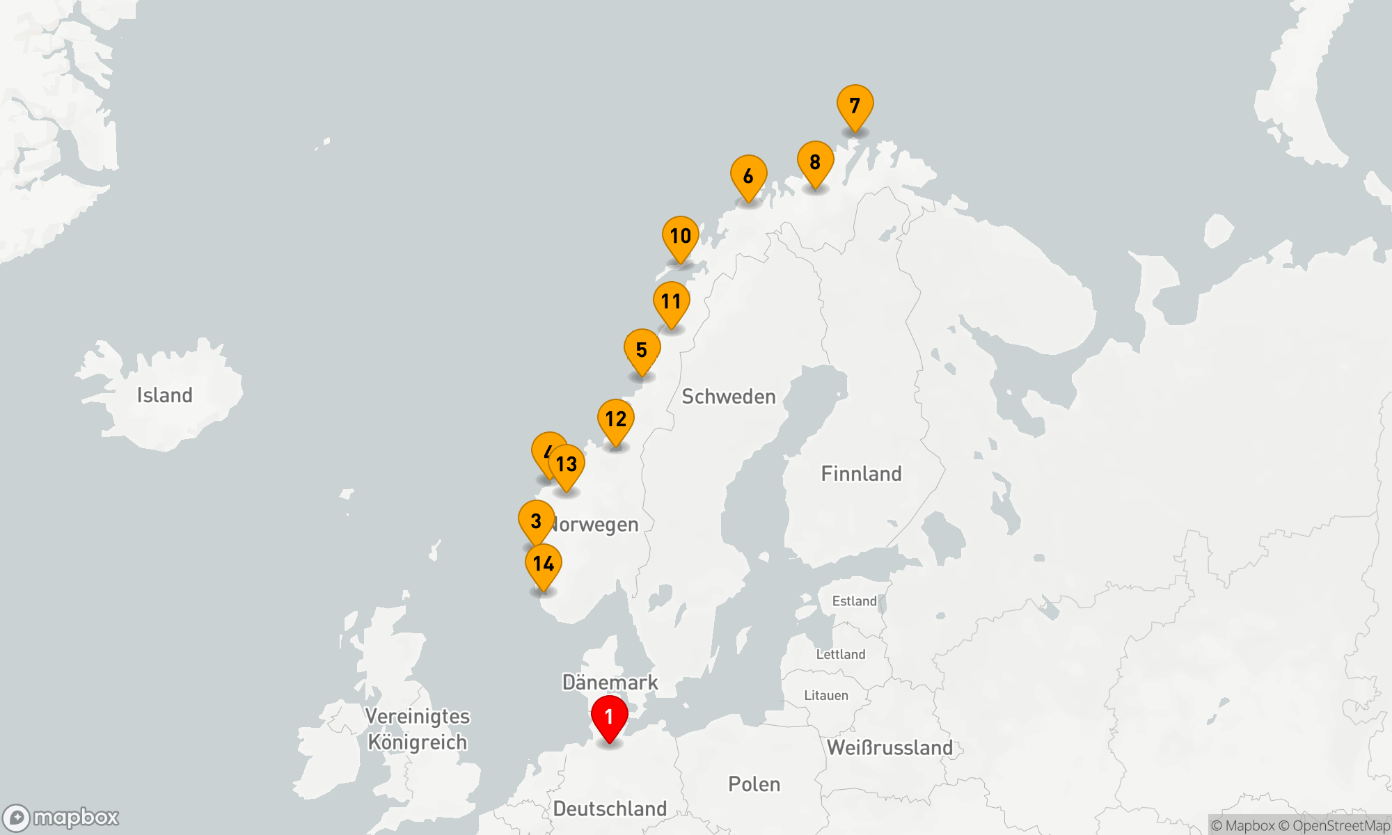 Route 15 Nächte - Polarlicht-Abenteuer Norwegen – Weiße Welt der funkelnden Abenteuer (NAT2601)
