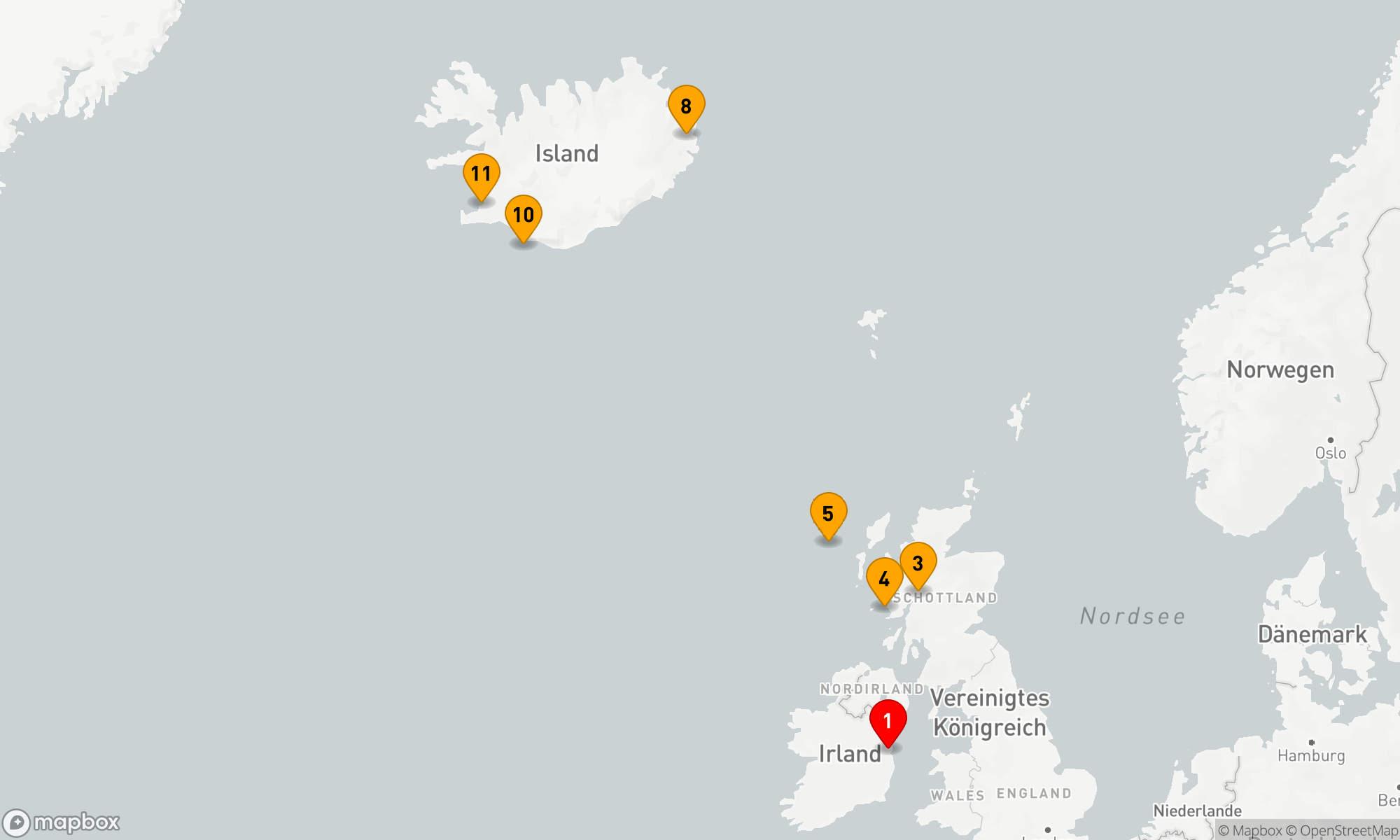 Route 10 Nächte - Expedition Wildes Schottland und Island - Entdeckersphären: Schön,  nah,  ursprünglich (NAT2612)