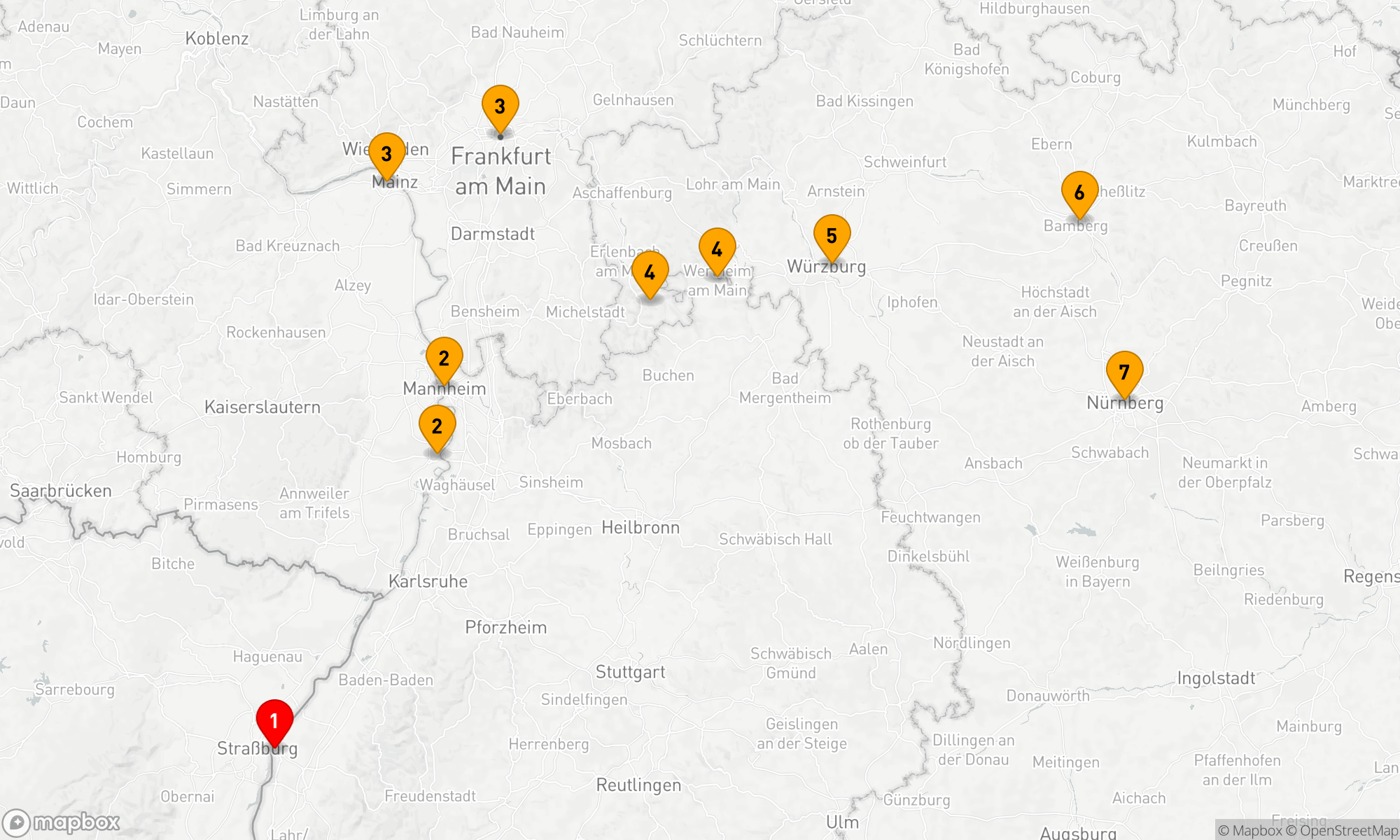 Route 6 Nächte - Adventszauber auf Rhein und Main