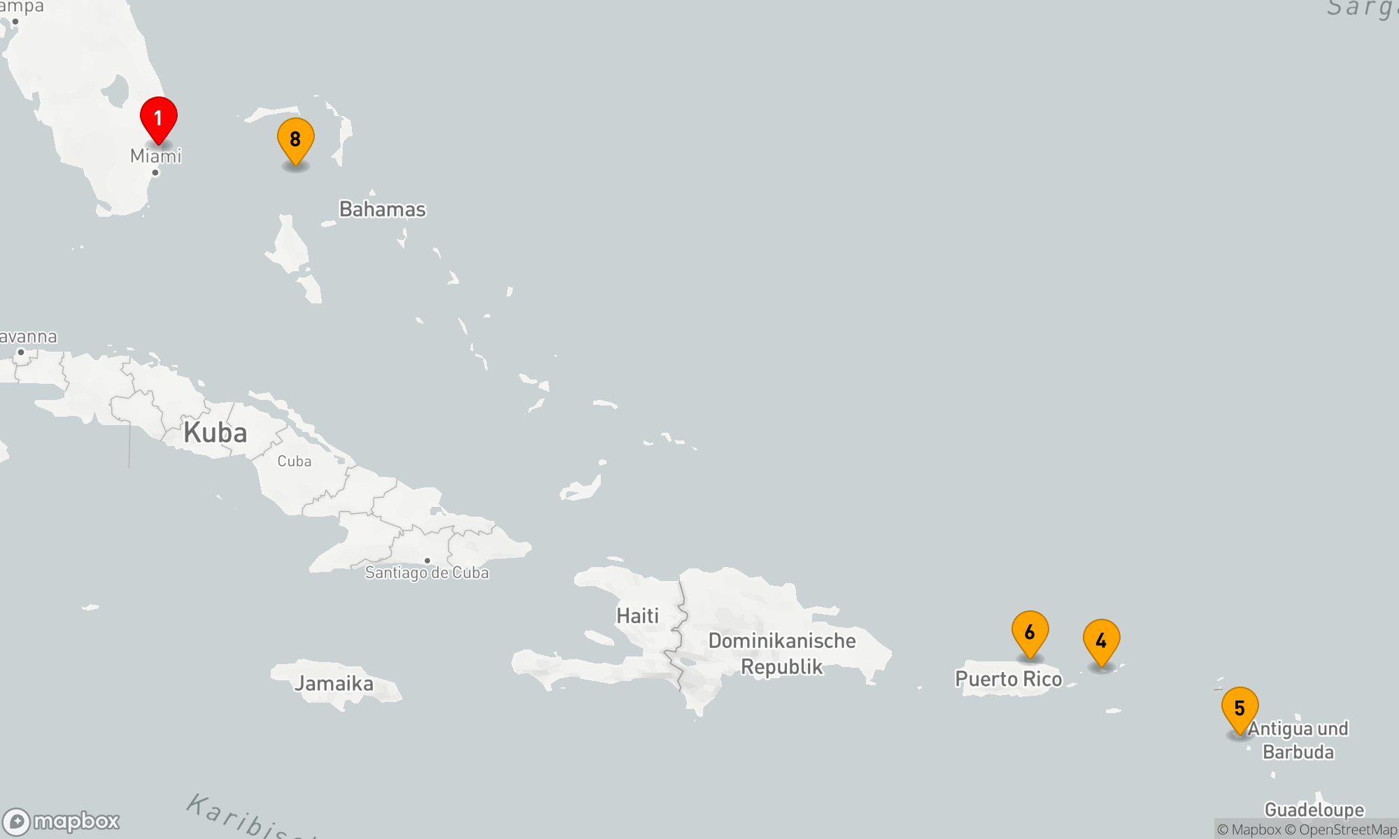 Route 8 Nächte - ÖSTLICHE KARIBIK & PERFEKTER TAG