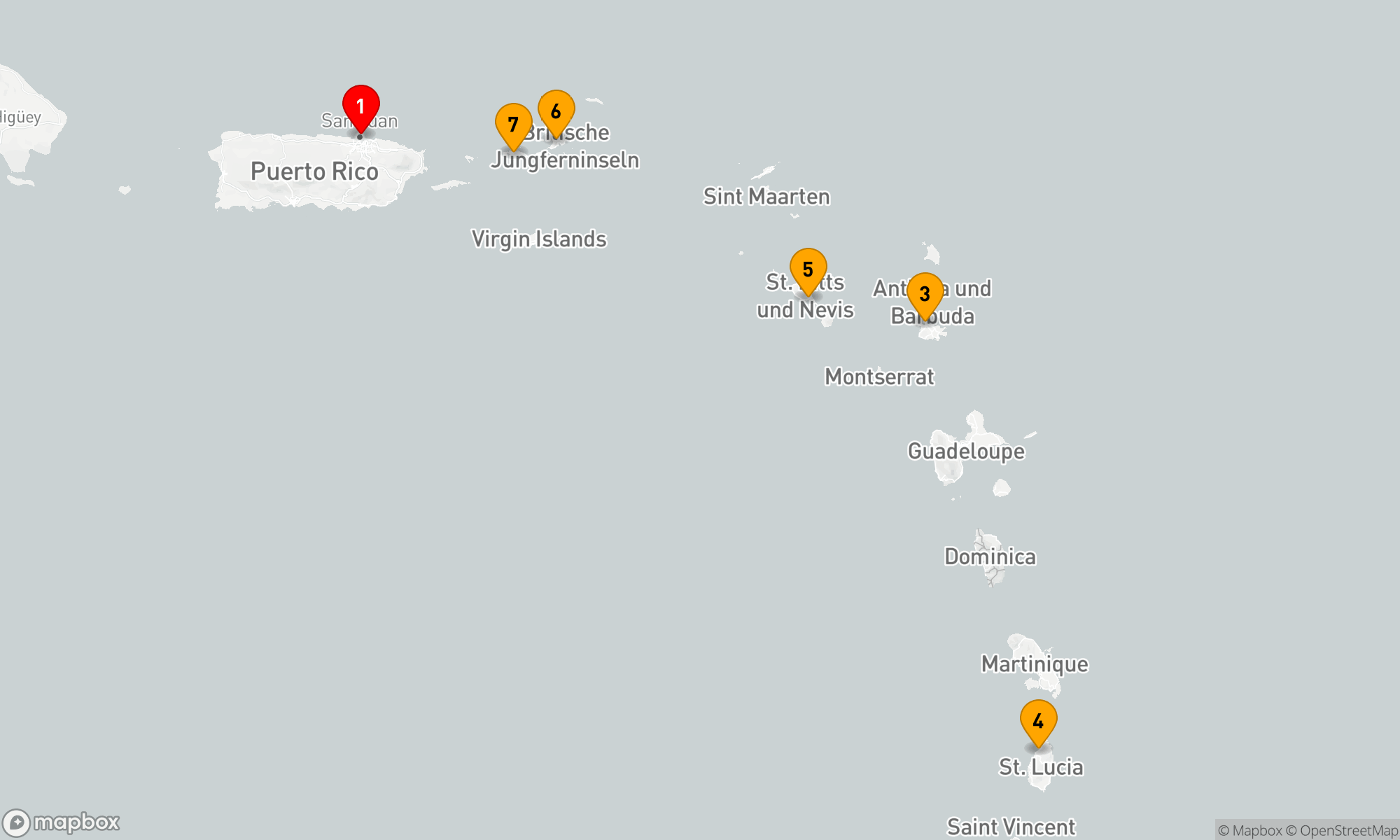 Route 7 Nächte - URLAUB IN DER SÜDLICHEN KARIBIK