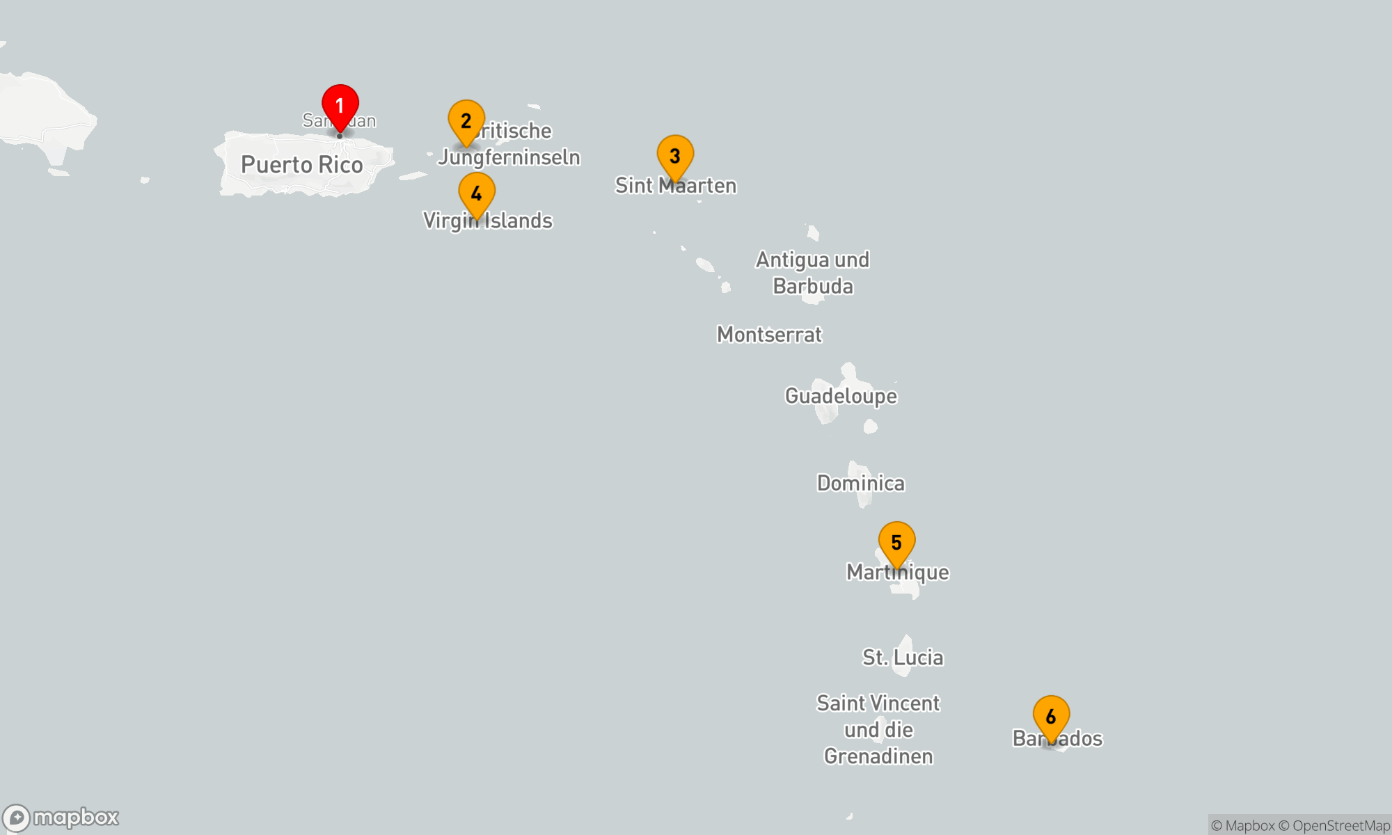 Route 7 Nächte - KREUZFAHRT IN DER SÜDLICHEN KARIBIK