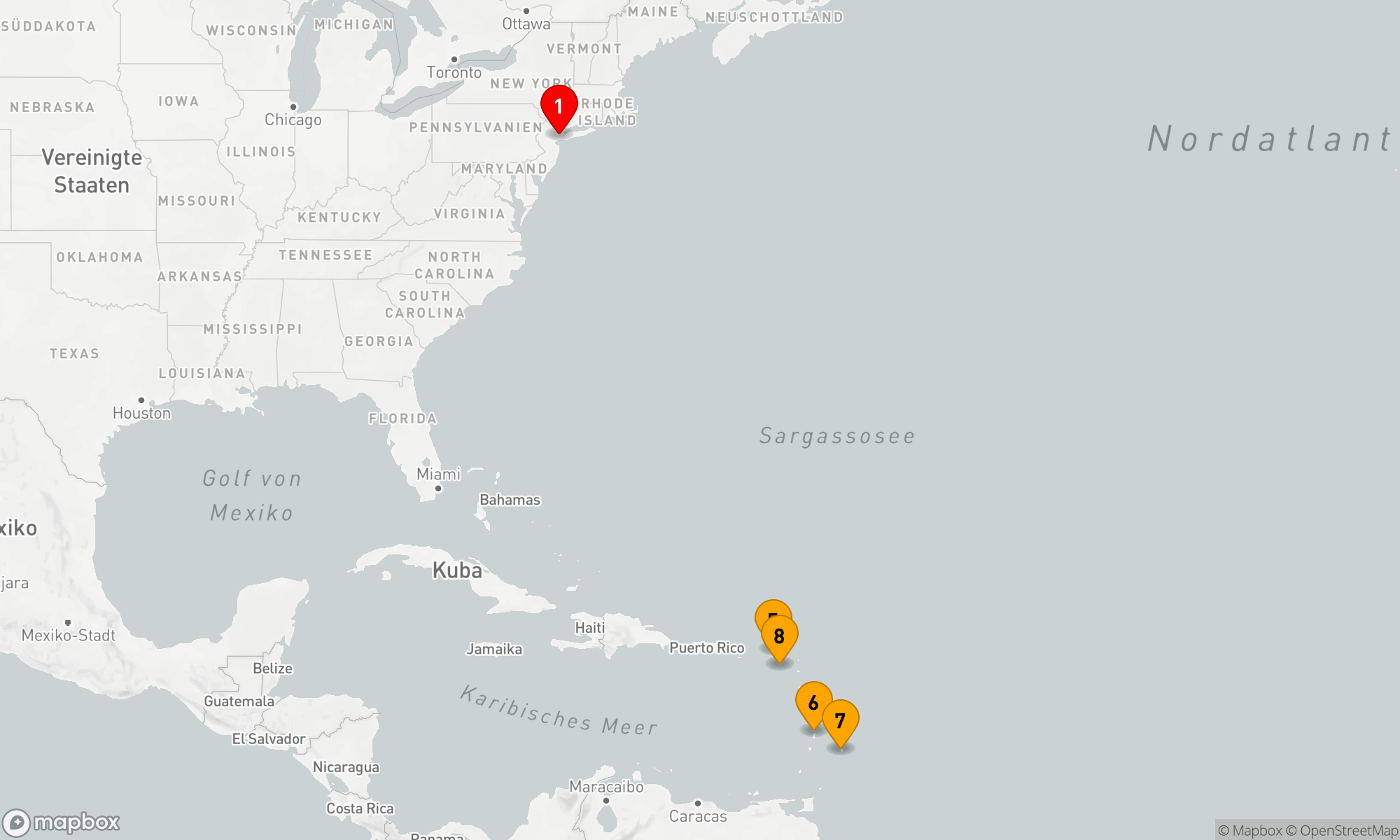 Route 11 Nächte - KREUZFAHRT IN DER SÜDLICHEN KARIBIK