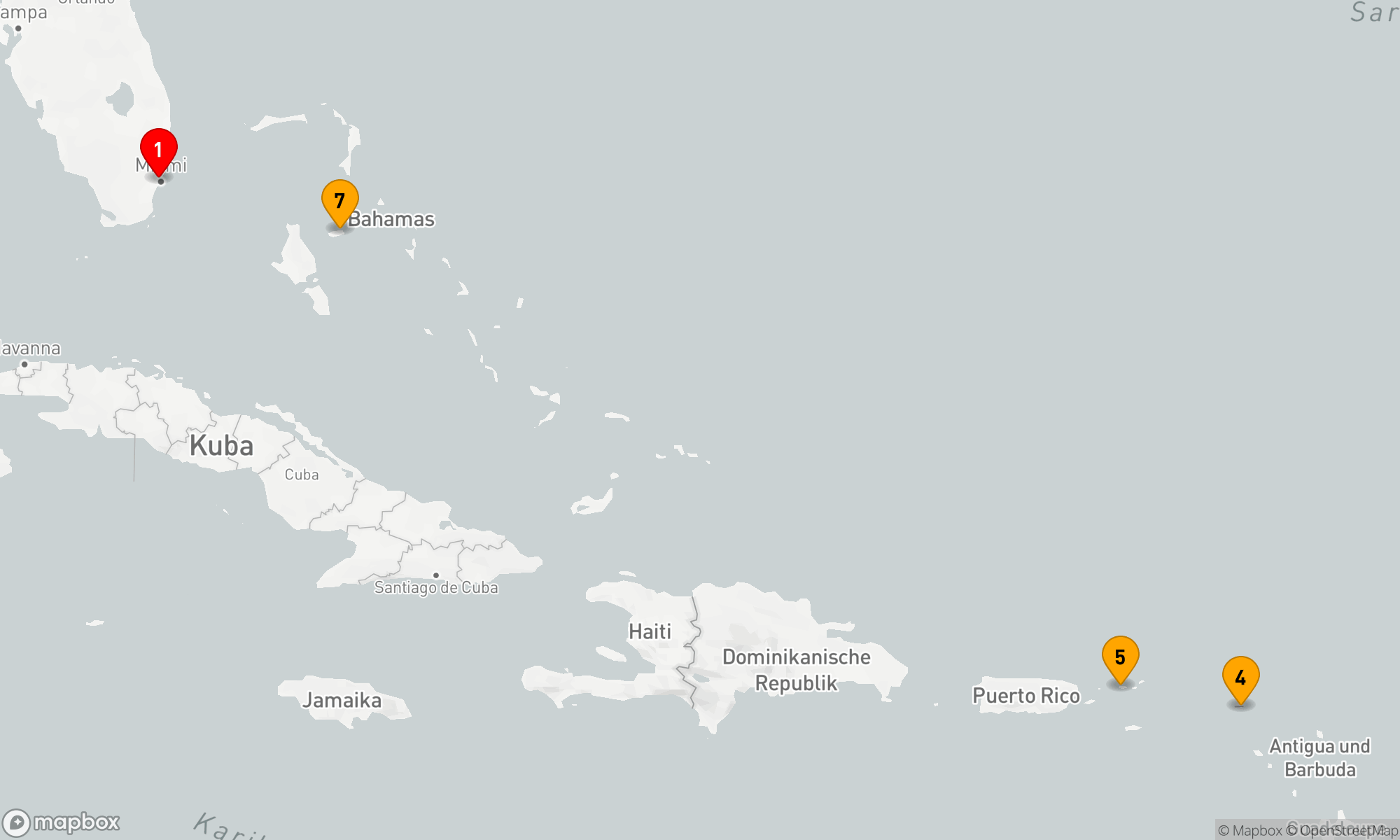 Route 7 Nächte - URLAUB IN DER ÖSTLICHEN KARIBIK
