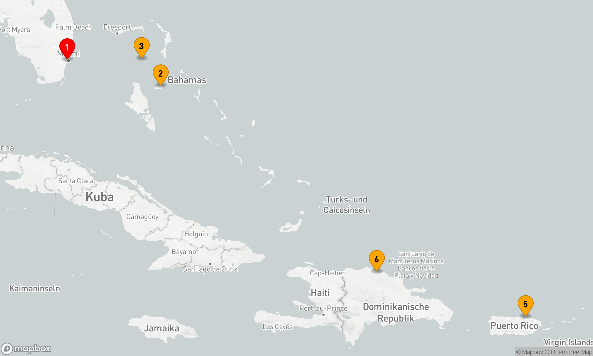 Route 7 Nächte - WESTLICHE KARIBIK & PERFEKTER TAG